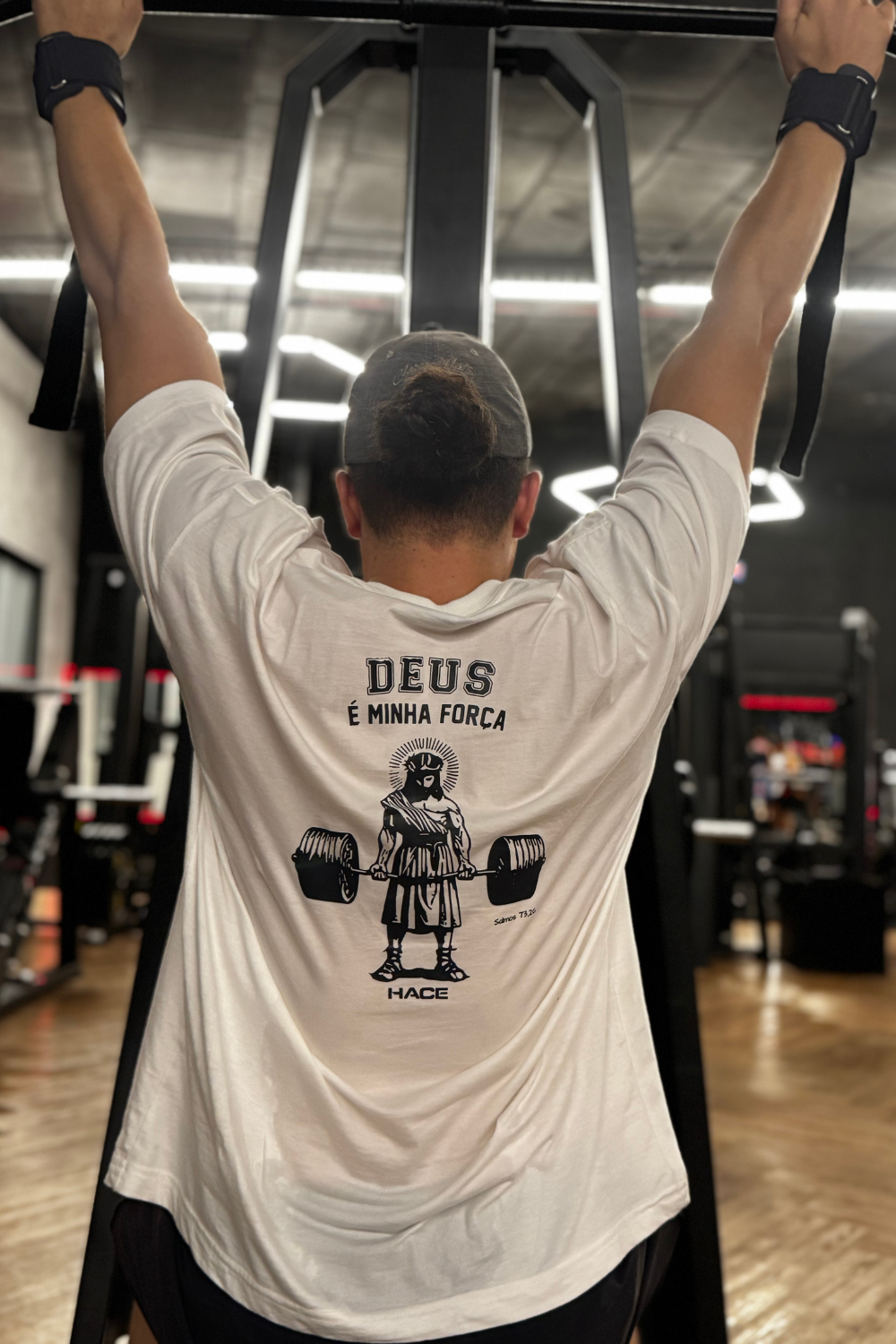 Camisa Oversized Deus é Minha Força