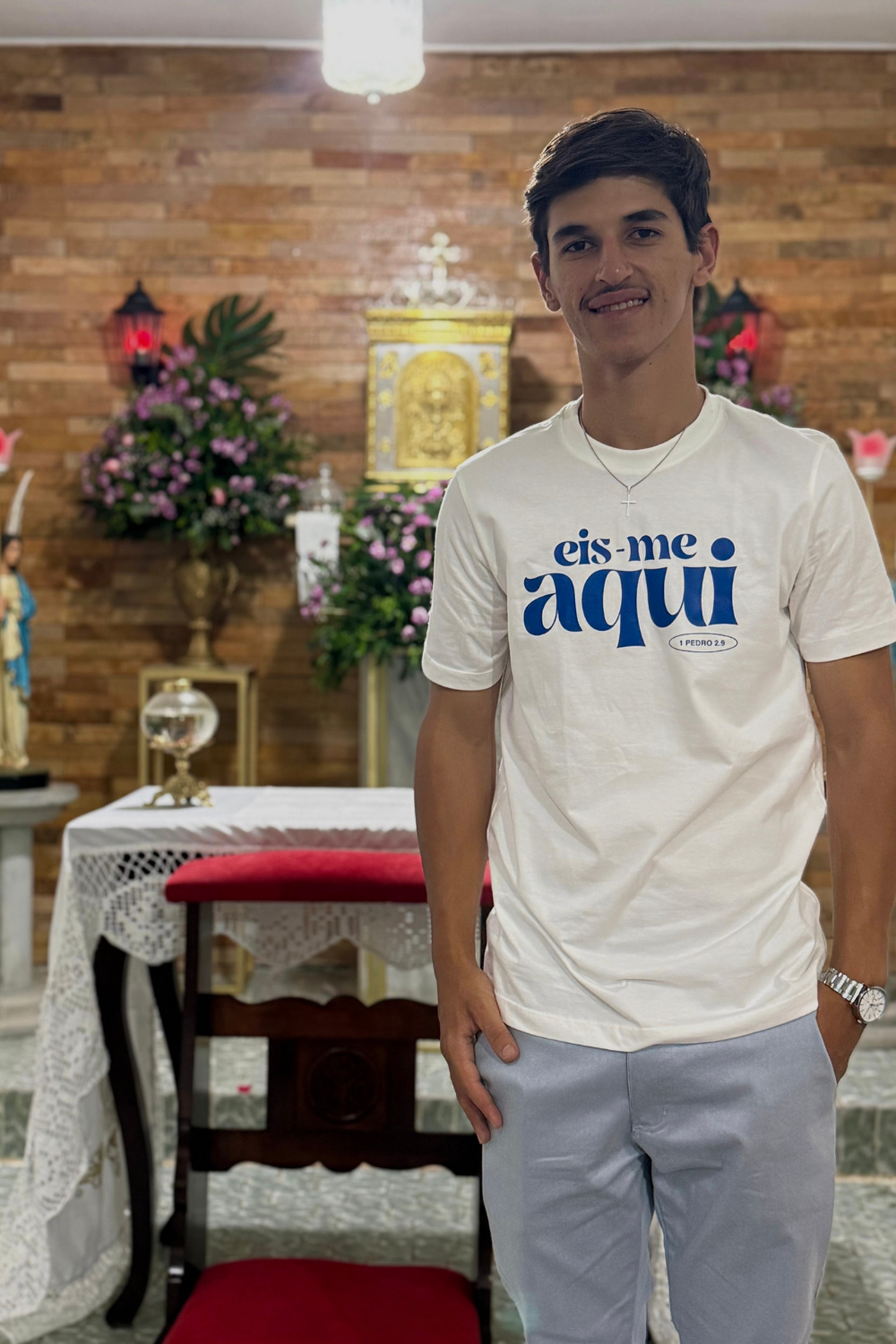 Camisa Oversized Eis-me Aqui