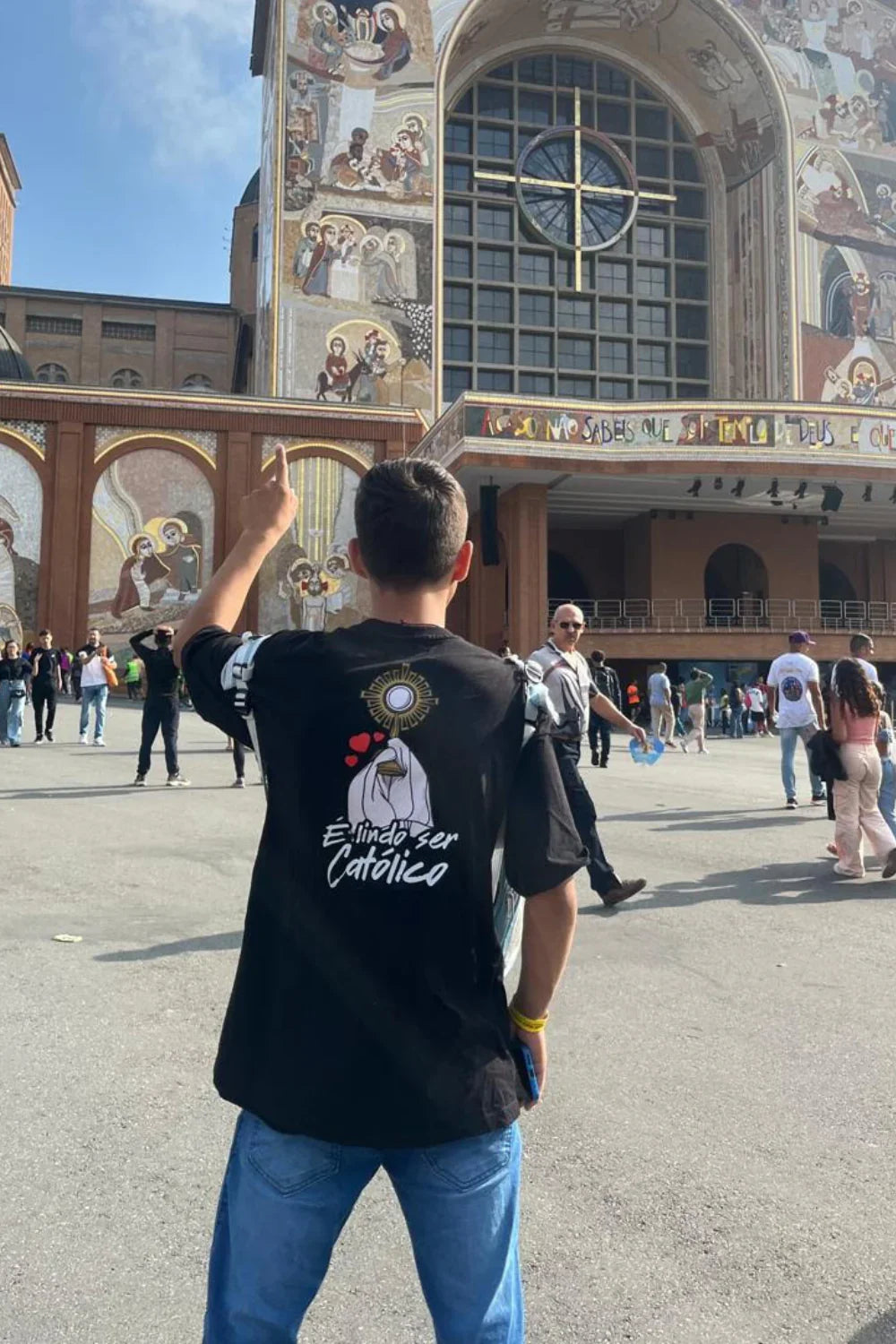 Camisa Oversized É lindo ser Católico