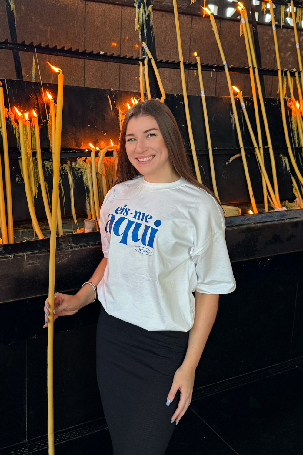 Camisa Oversized Eis-me Aqui