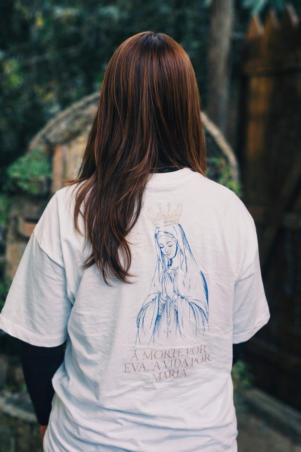 Camisa Oversized Nsa de Fátima