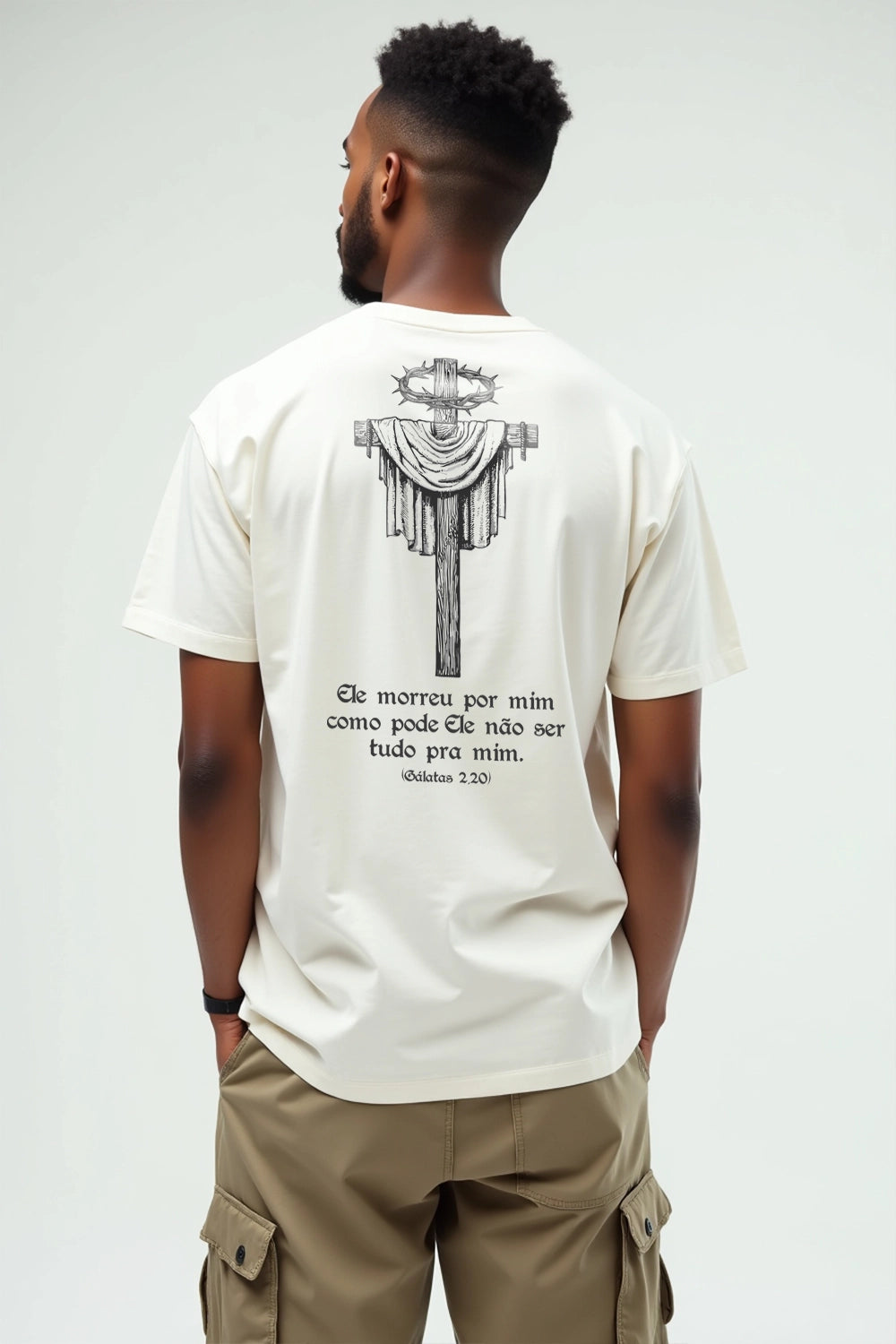 Camisa Básica Ele Morreu por Mim