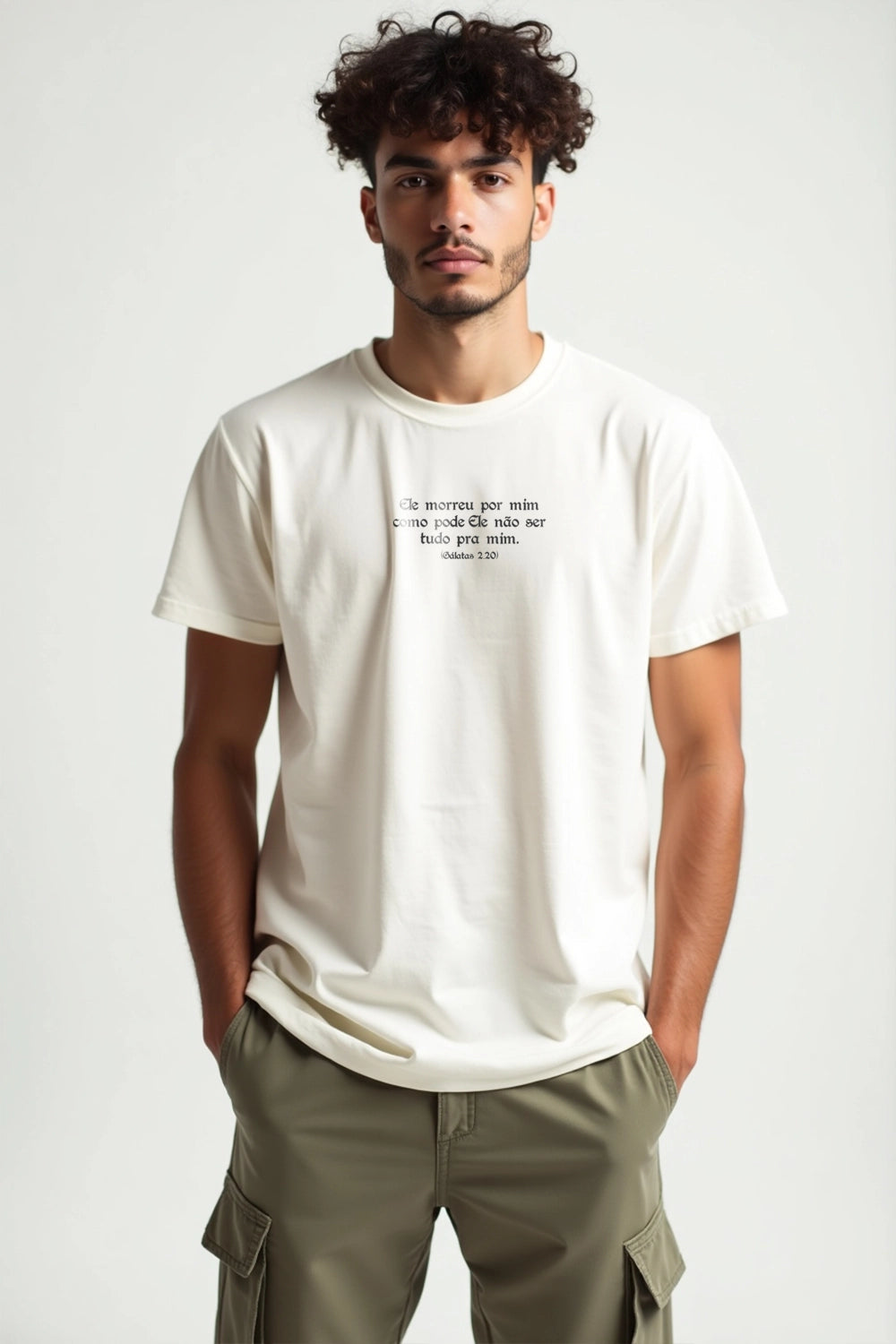 Camisa Básica Ele Morreu por Mim