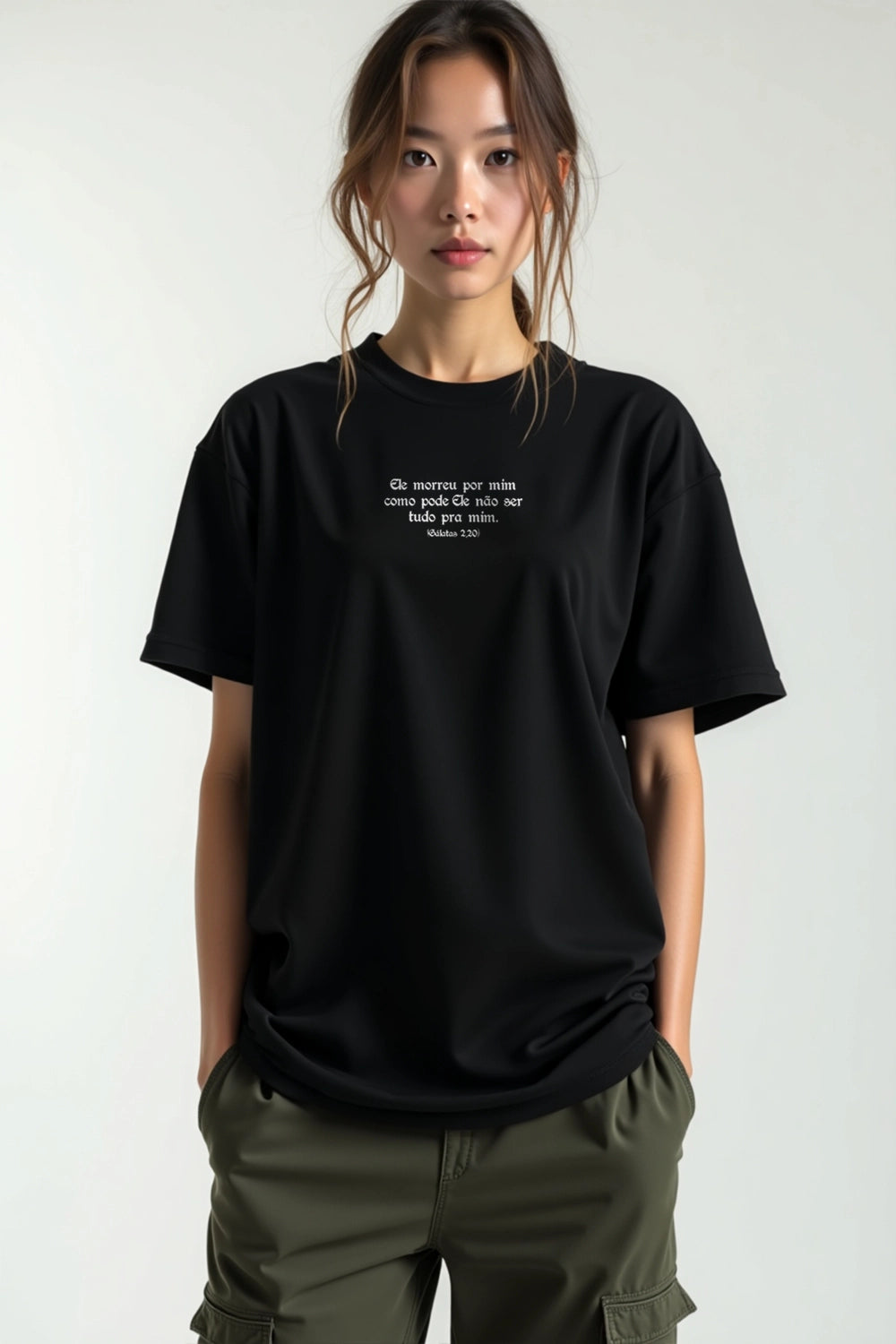 Camisa Básica Ele Morreu por Mim