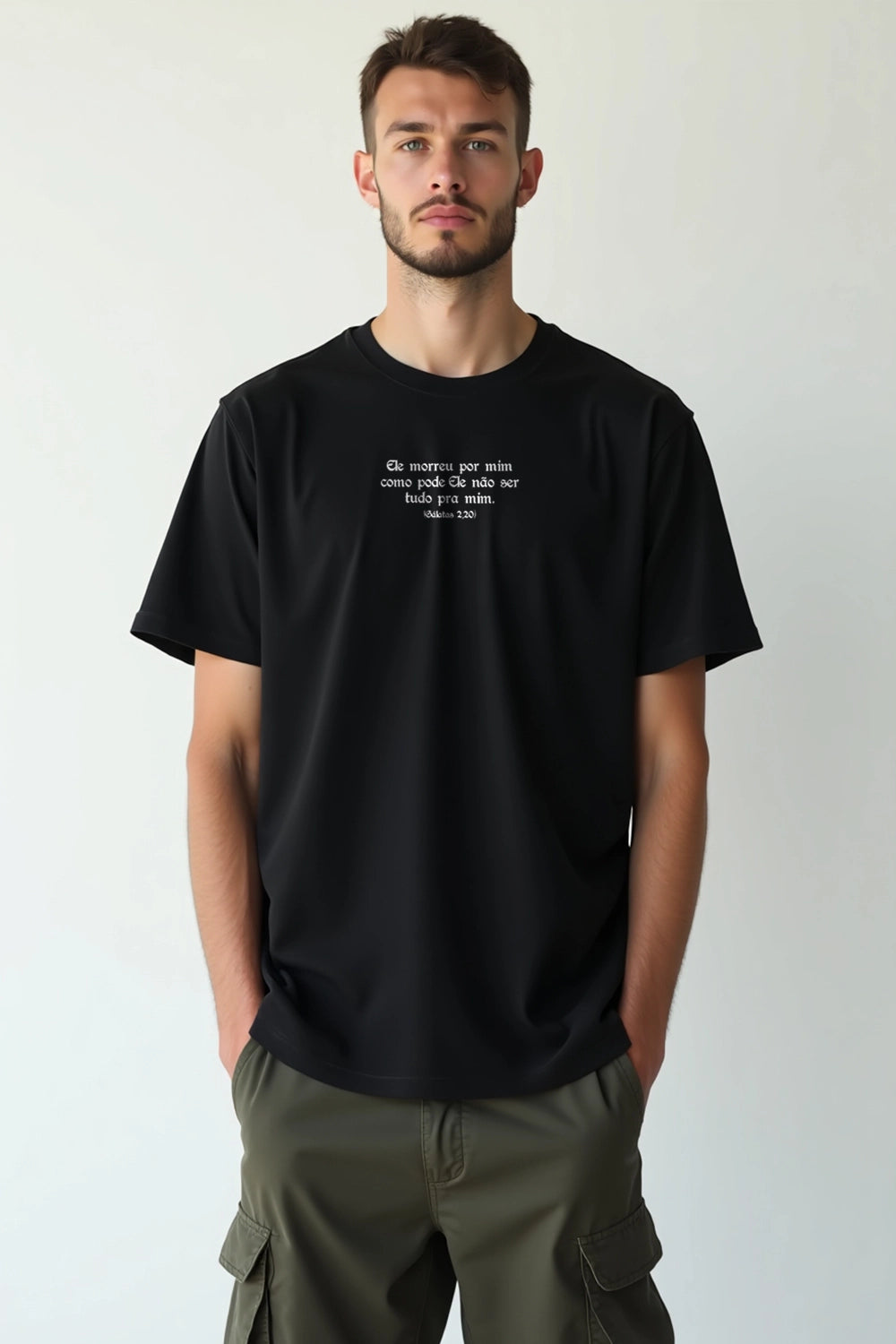 Camisa Básica Ele Morreu por Mim