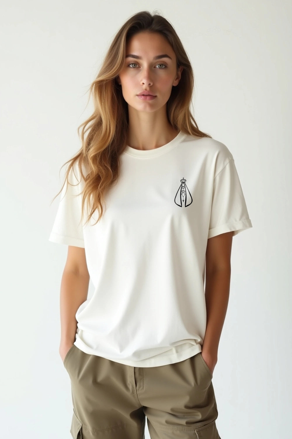 Camisa Básica Nossa Senhora Aparecida 25.6
