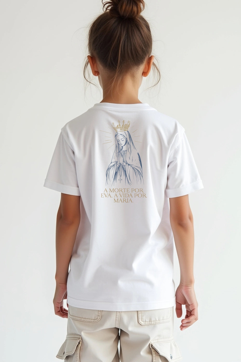 Camisa Infantil Nsa de Fátima