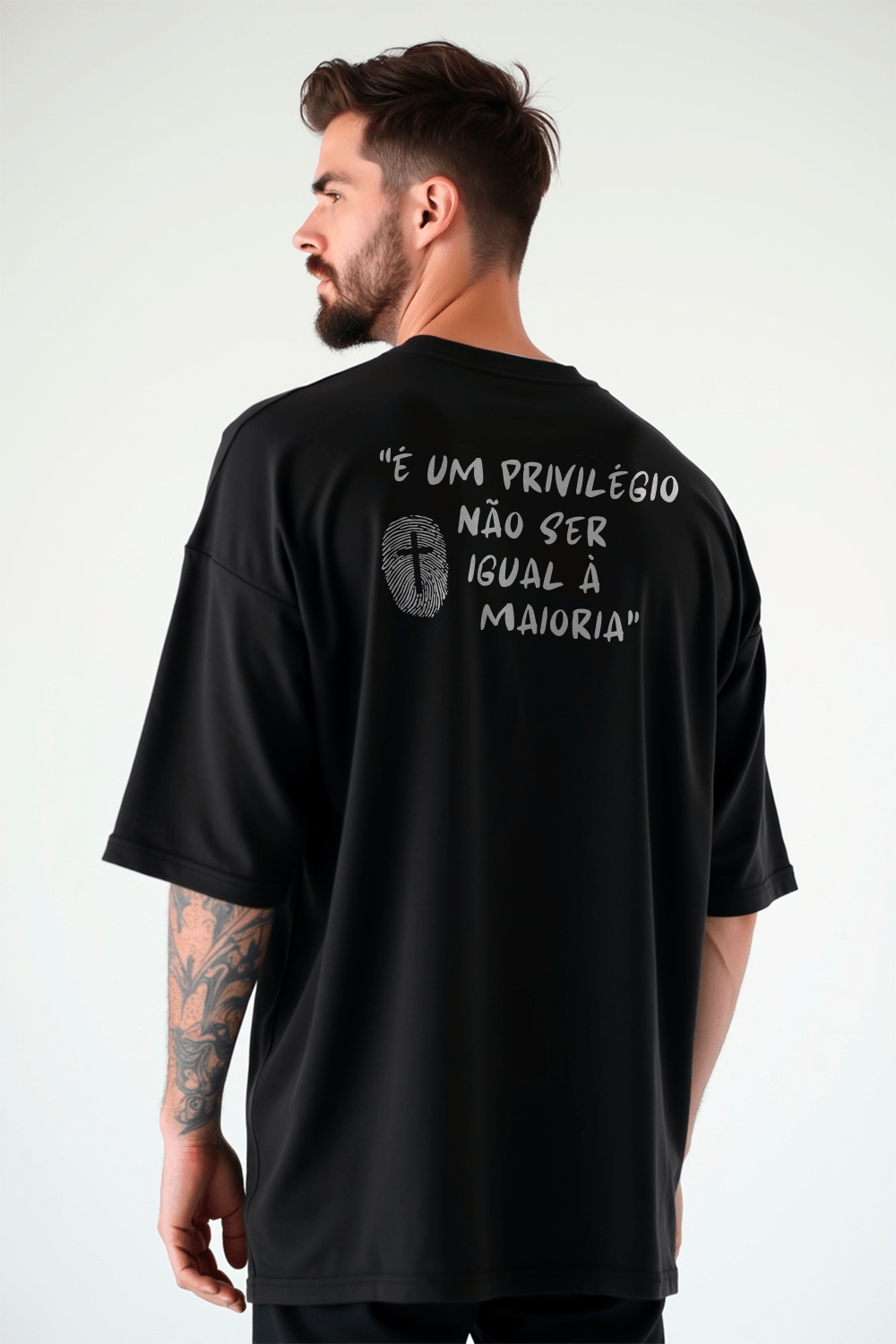Camisa Oversized IDENTIDADE - Hace | Moda Cristã