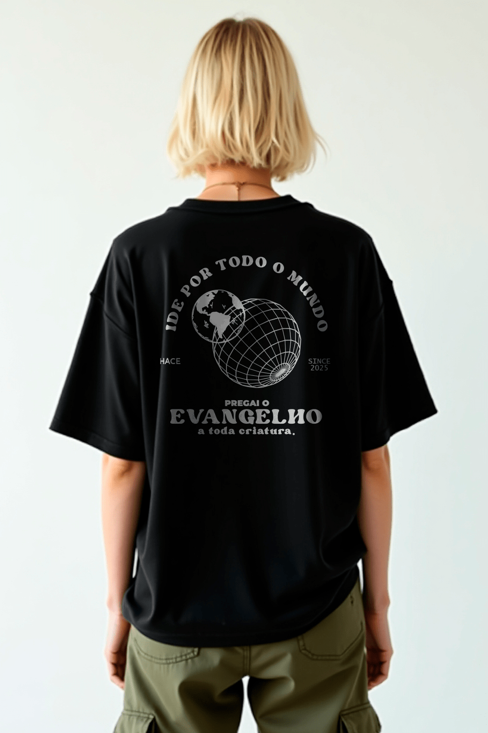 Camisa Oversized "Ide" - Hace | Moda Cristã