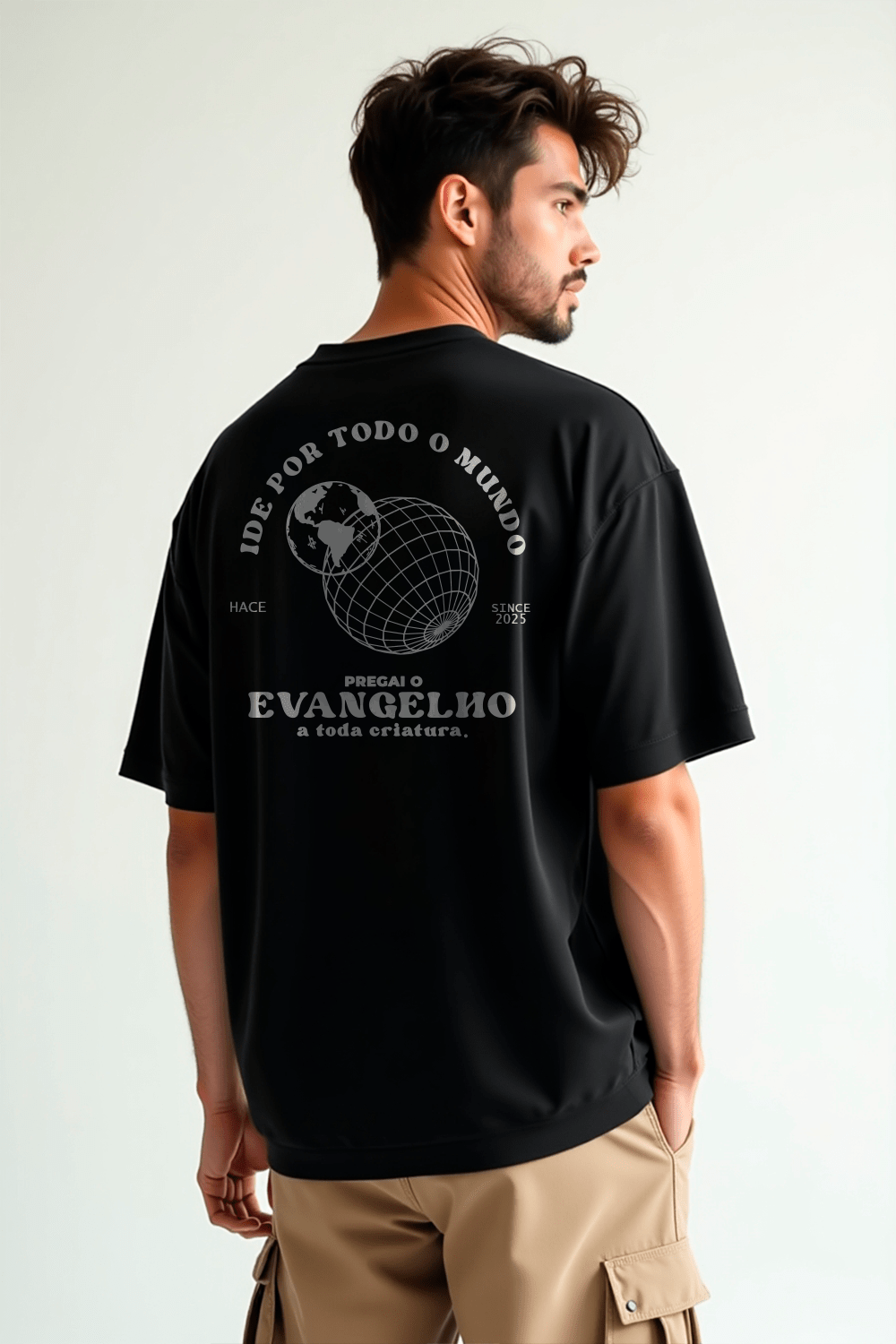 Camisa Oversized "Ide" - Hace | Moda Cristã