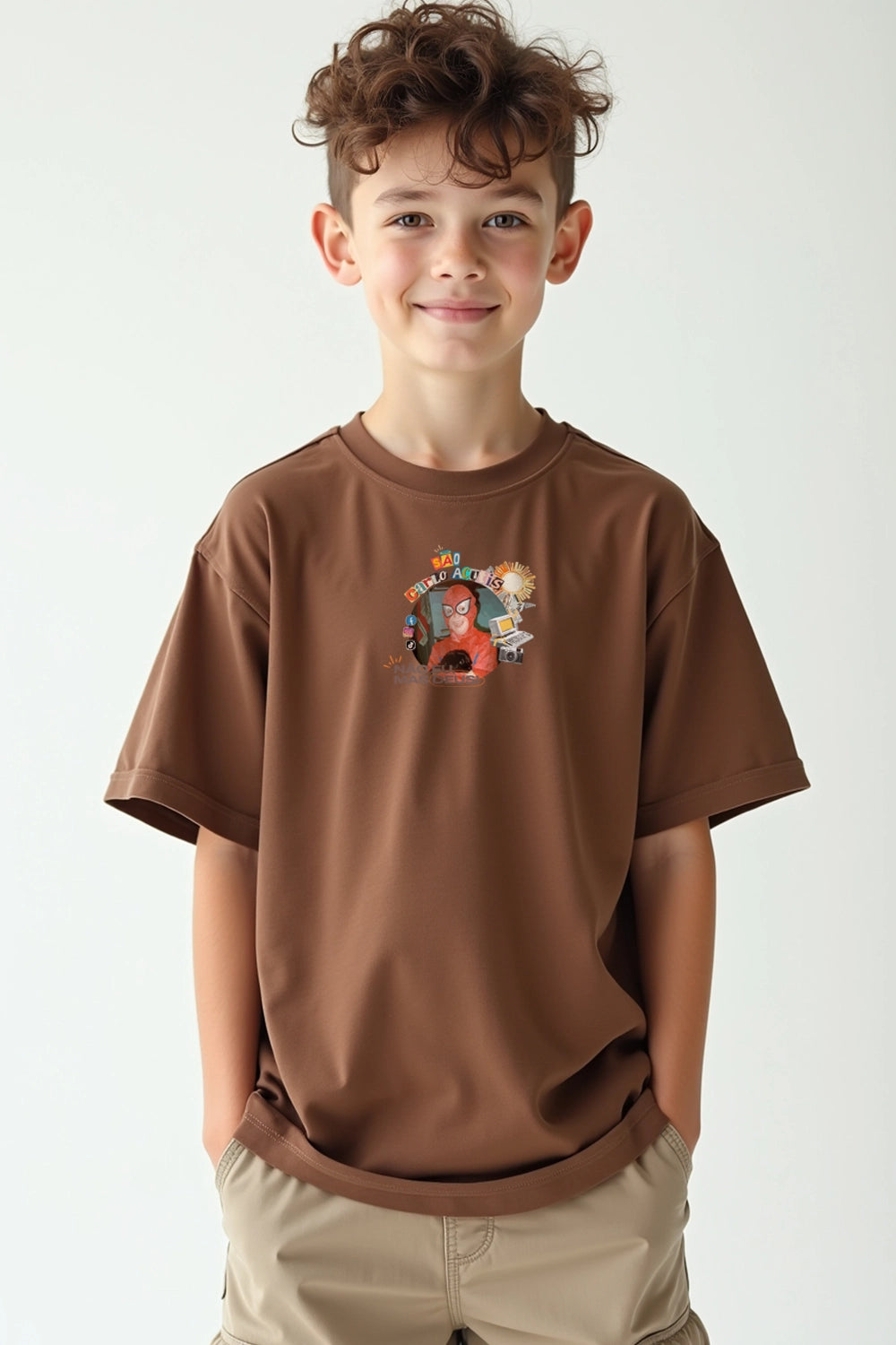 Camisa Infantil Carlo Acutis 25.6