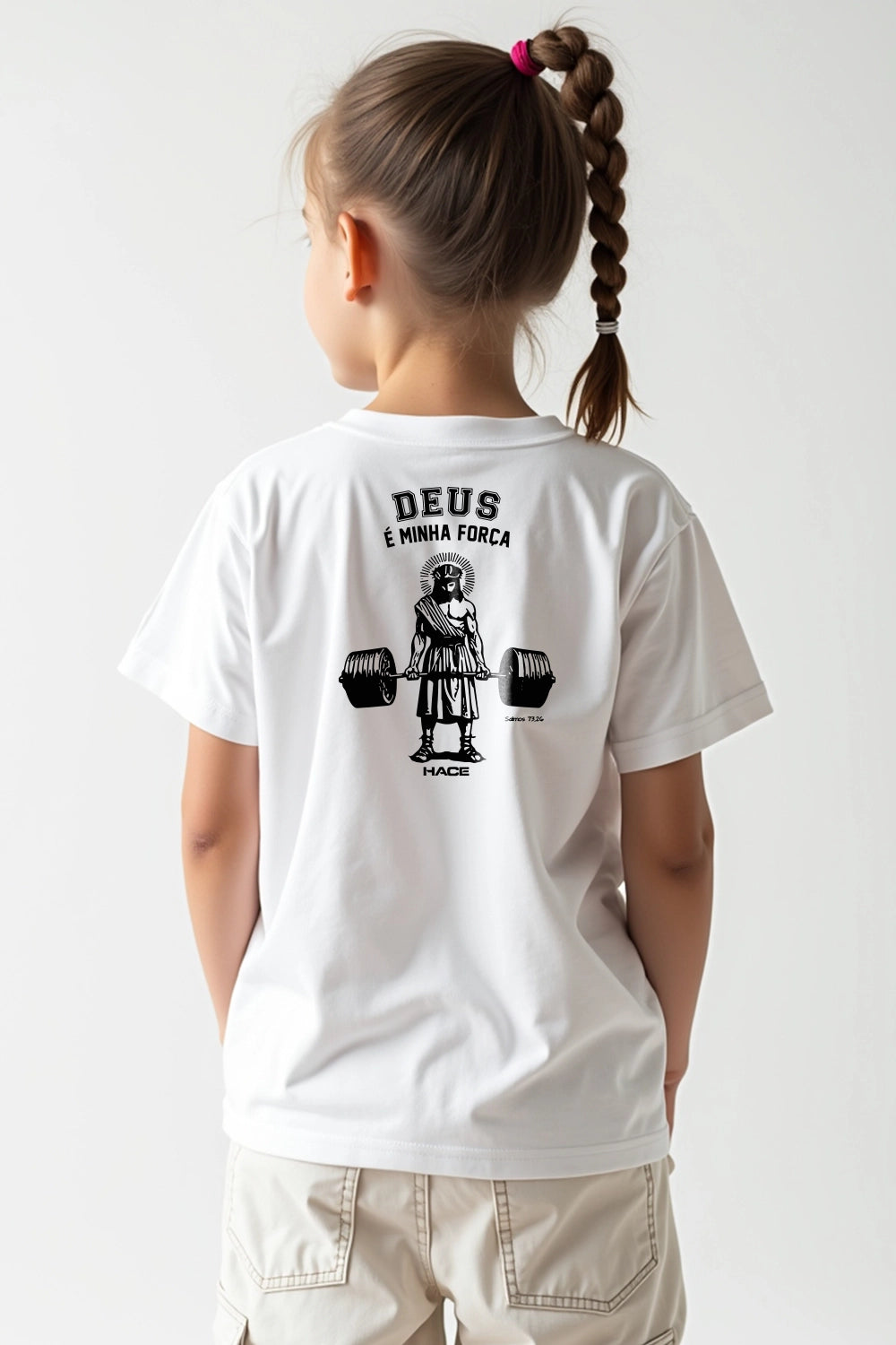 Camisa Infantil Deus é Minha Força