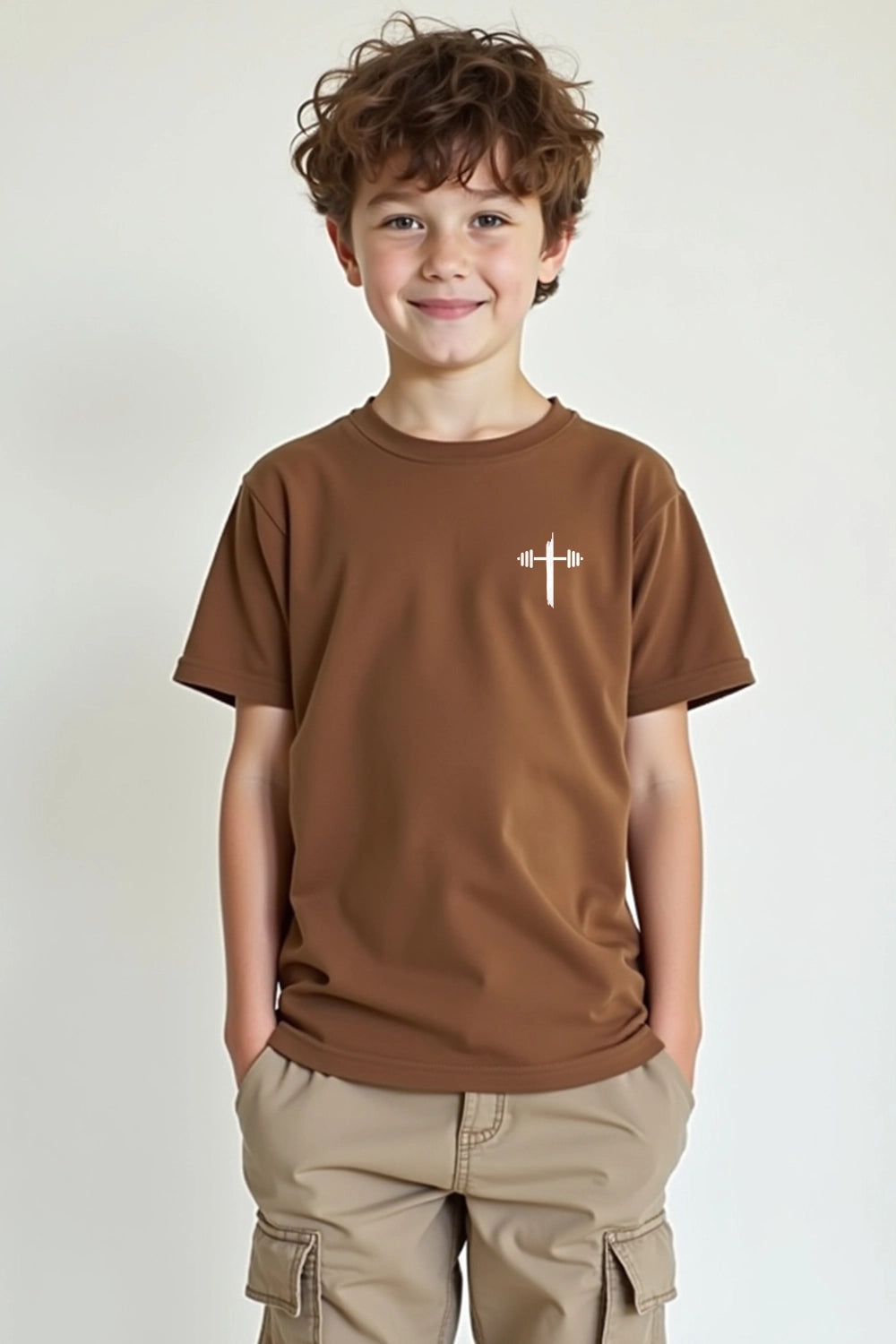 Camisa Infantil Deus é Minha Força