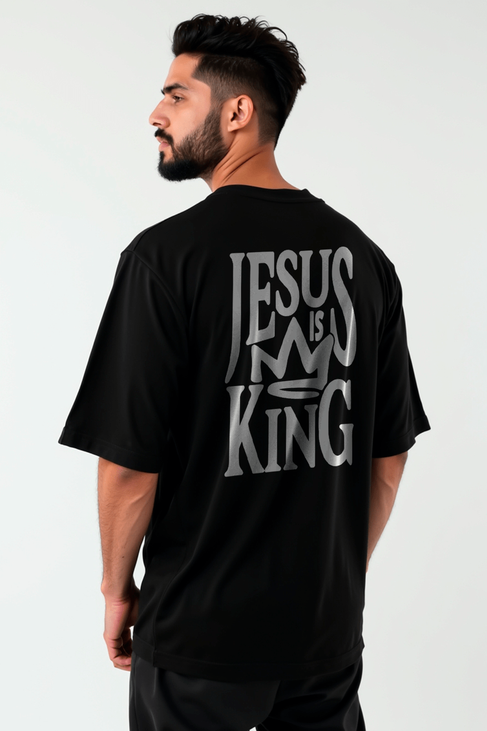 Camisa Oversized Jesus is King 3 - Hace | Moda Cristã