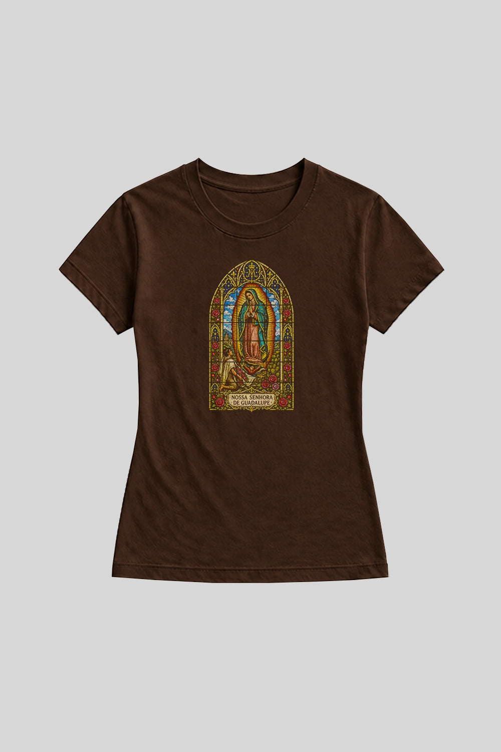 Camisa Babylook Guadalupe Vitral