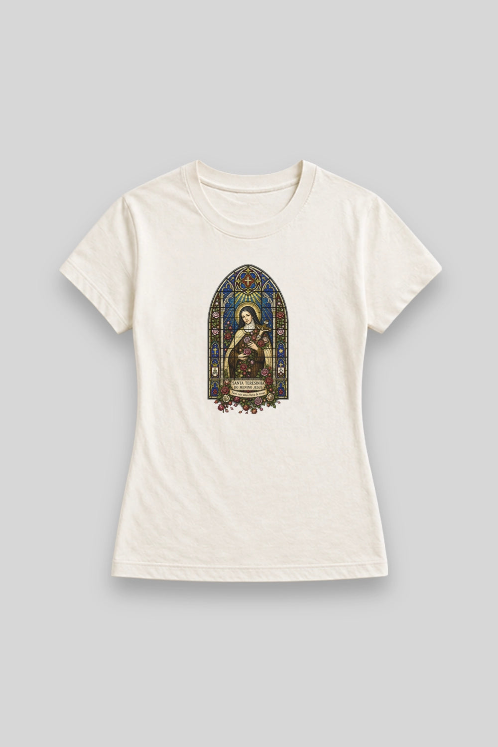 Camisa Babylook Santa Teresinha Vitral