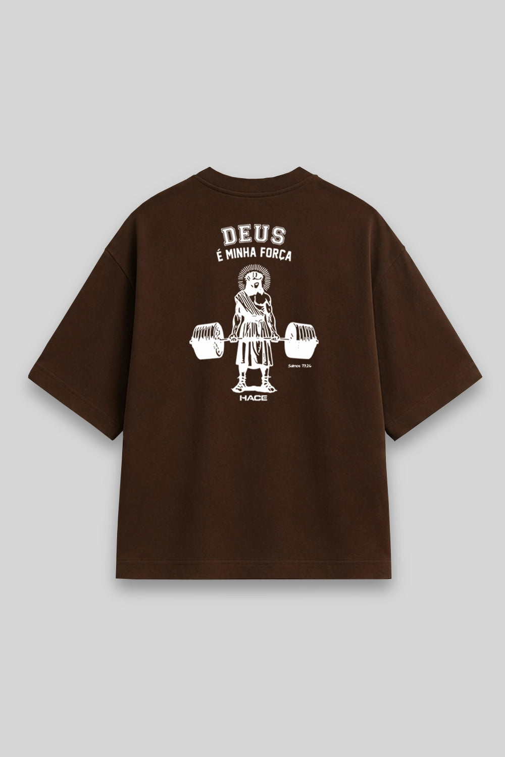 Camisa Oversized Deus é Minha Força