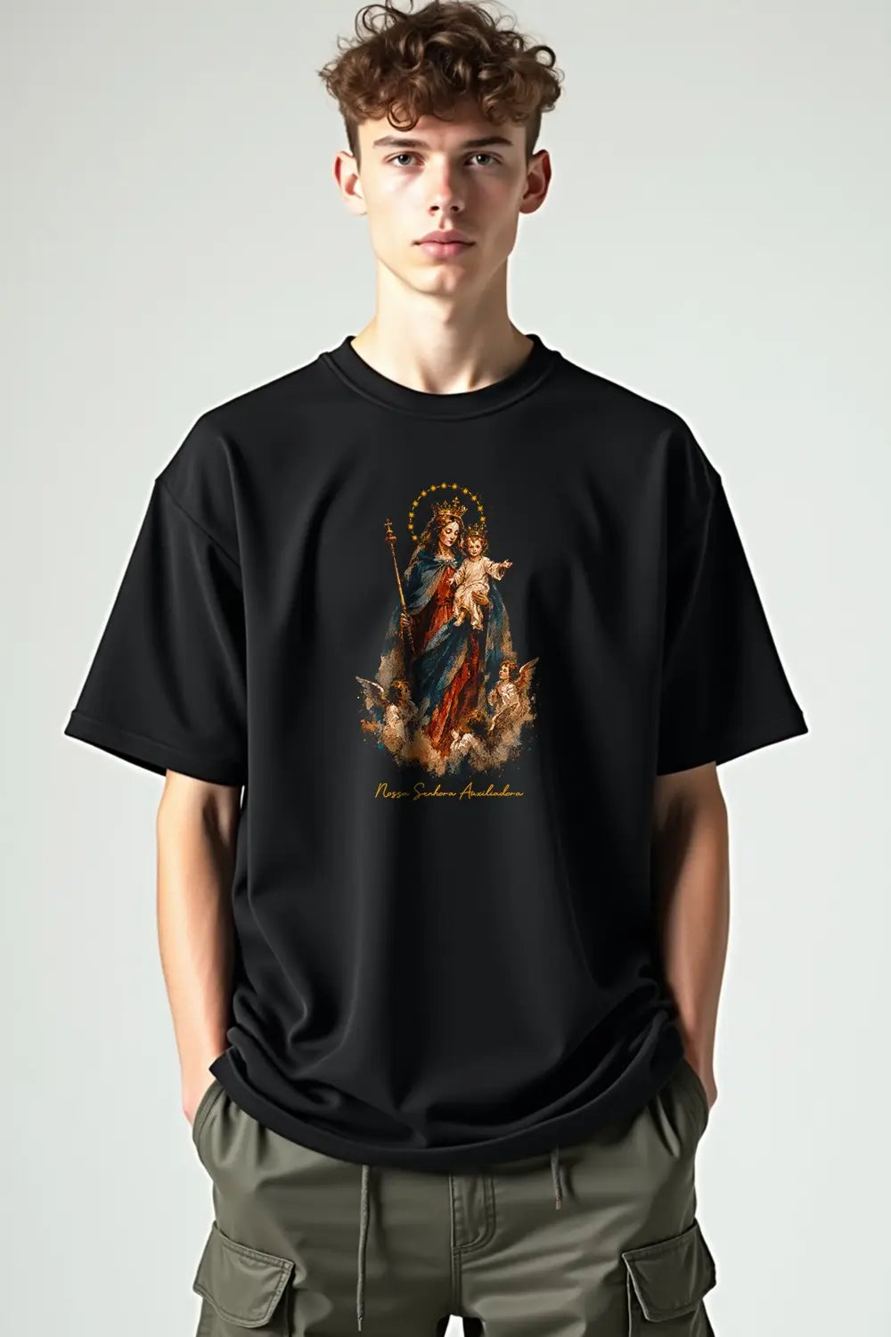 Camisa Oversized Nossa Senhora Auxiliadora