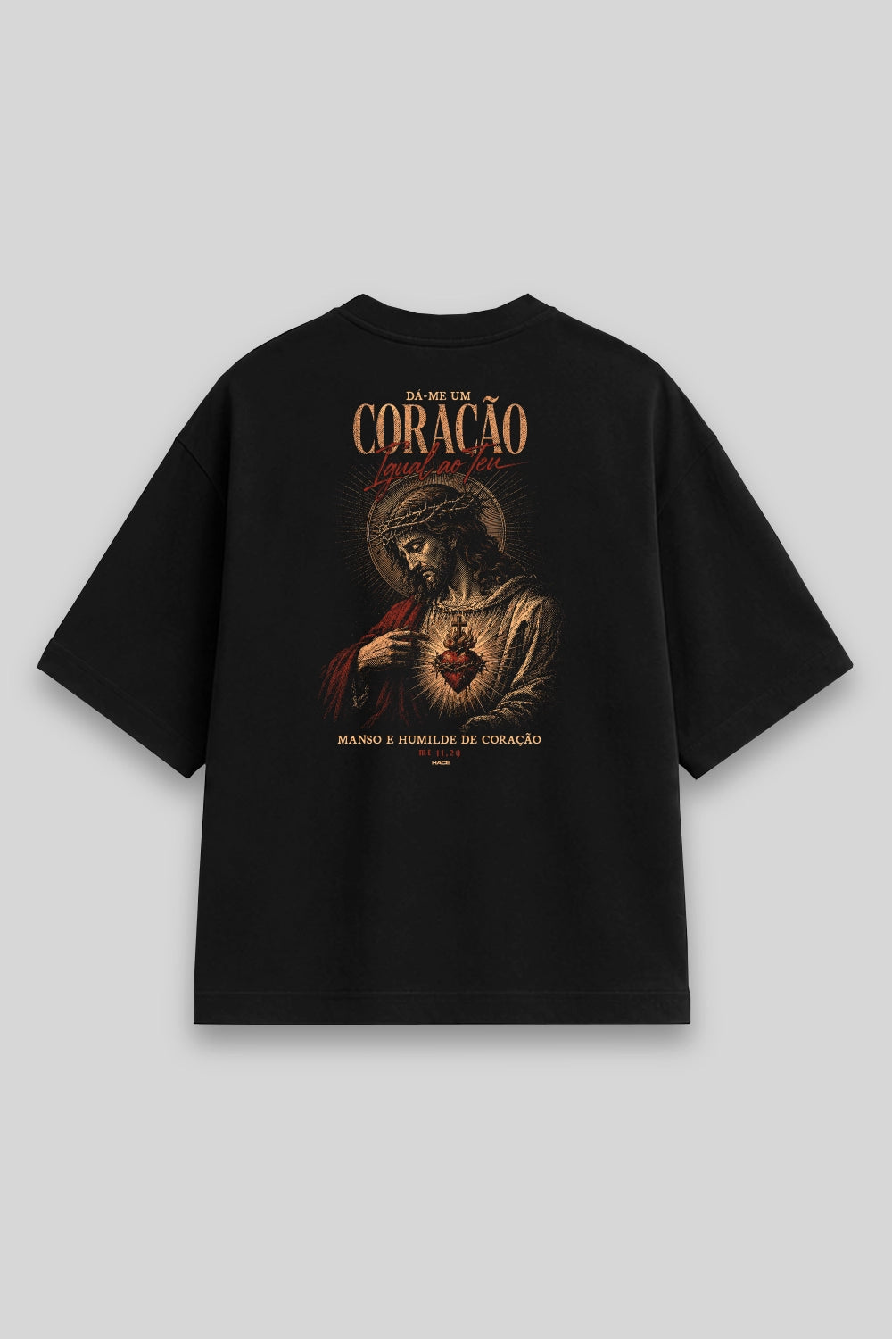Camisa Oversized Sagrado Coração