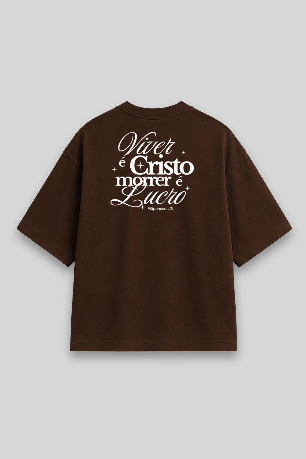 Camisa Oversized Viver é Cristo