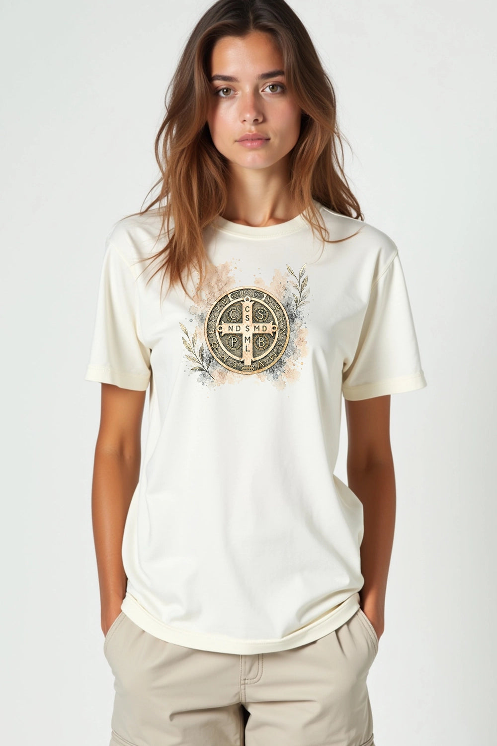 Camisa Básica Medalha São Bento