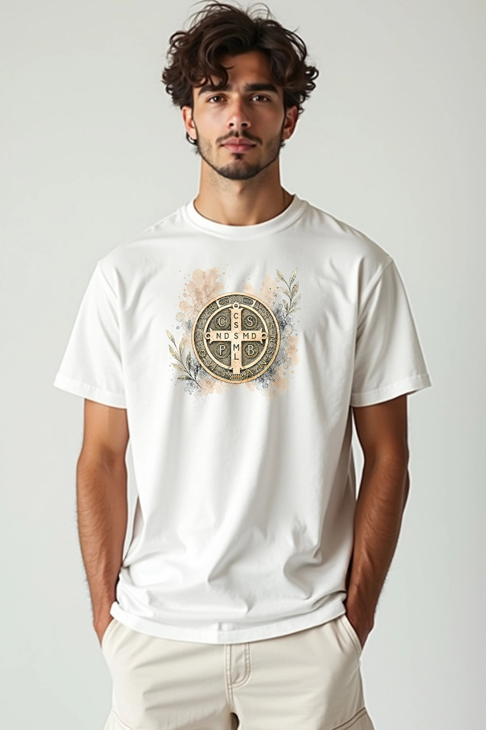 Camisa Básica Medalha São Bento
