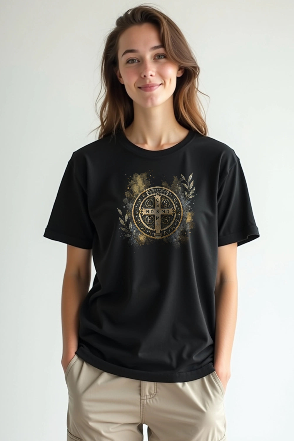 Camisa Básica Medalha São Bento
