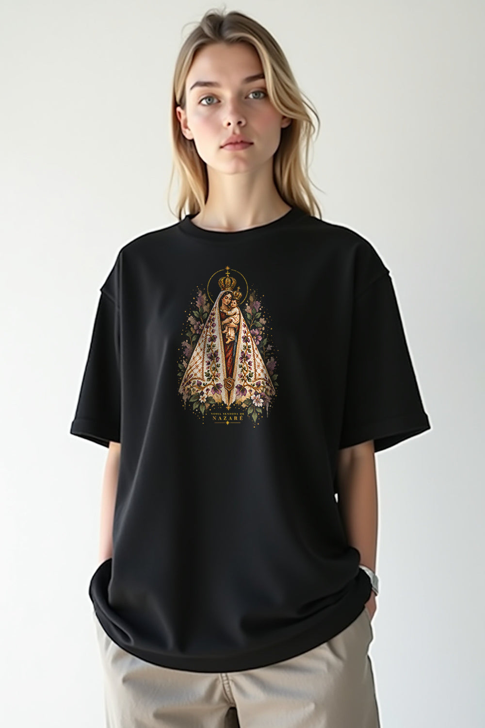 Camisa Oversized Nossa Senhora de Nazaré