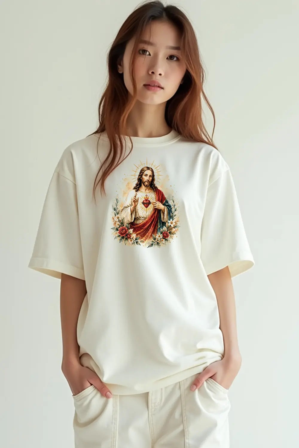 Camisa Oversized Sagrado Coração 2