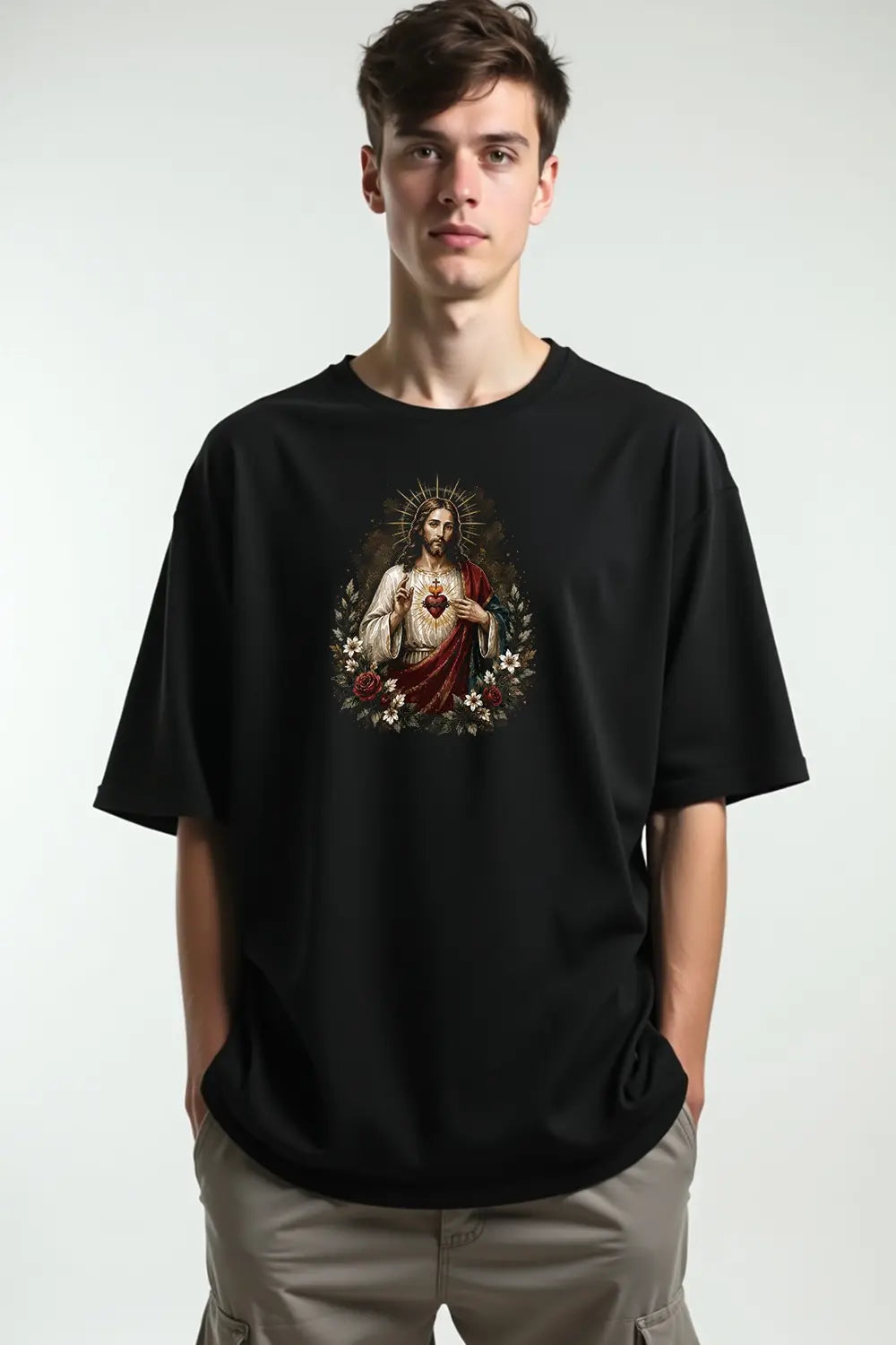 Camisa Oversized Sagrado Coração 2