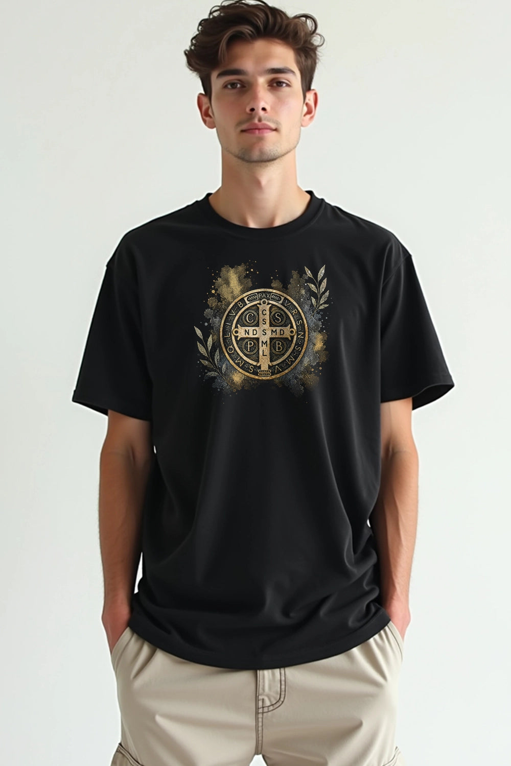 Camisa Oversized Medalha São Bento