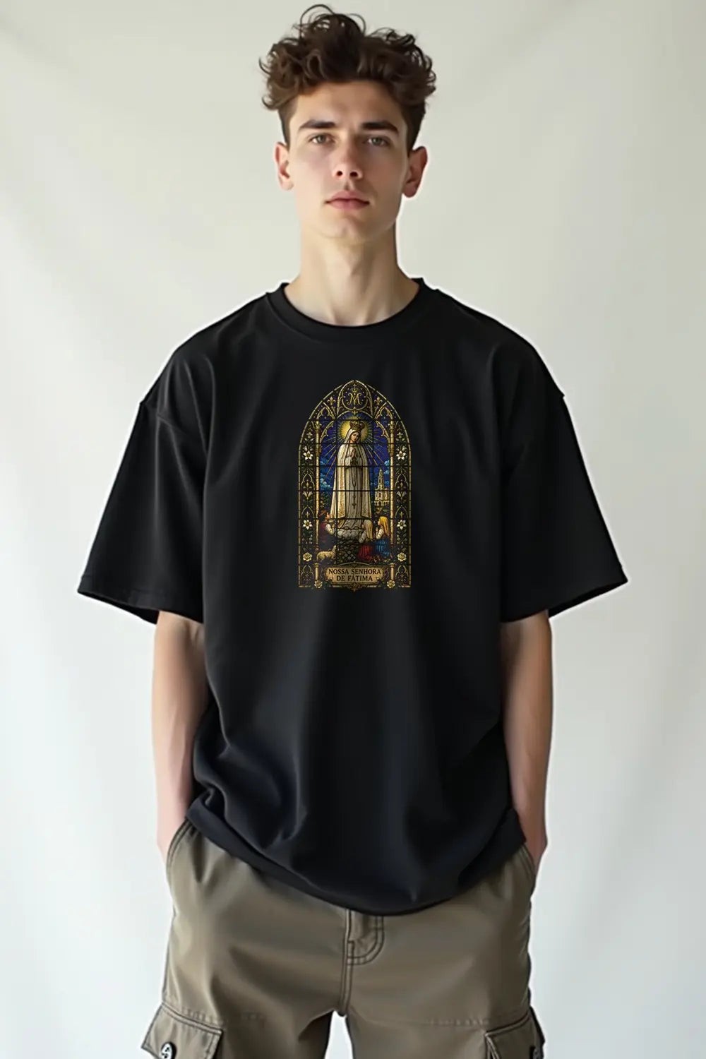 Camisa Oversized NSA de Fátima Vitral