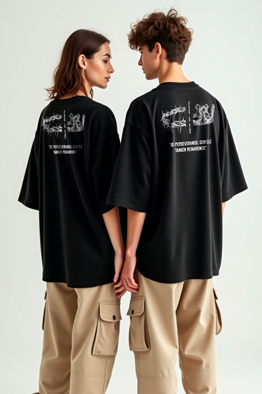 Camisa Oversized Da Cruz à Coroa