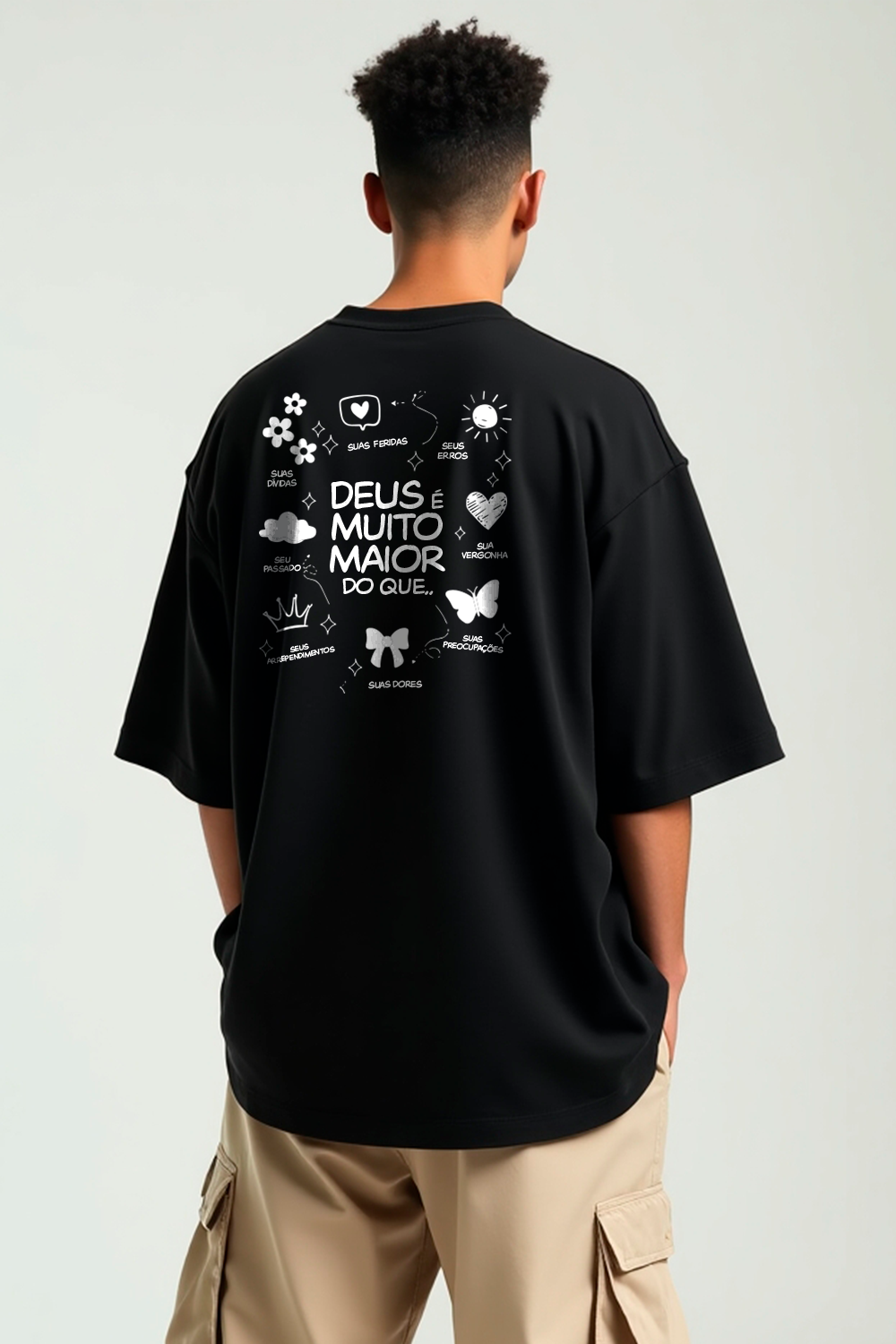 Camisa Oversized Deus é Maior