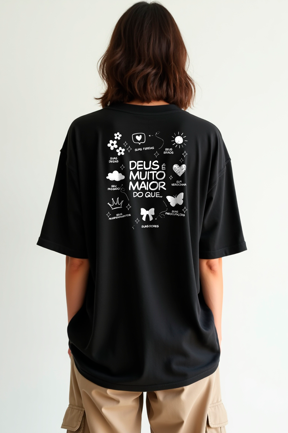 Camisa Oversized Deus é Maior