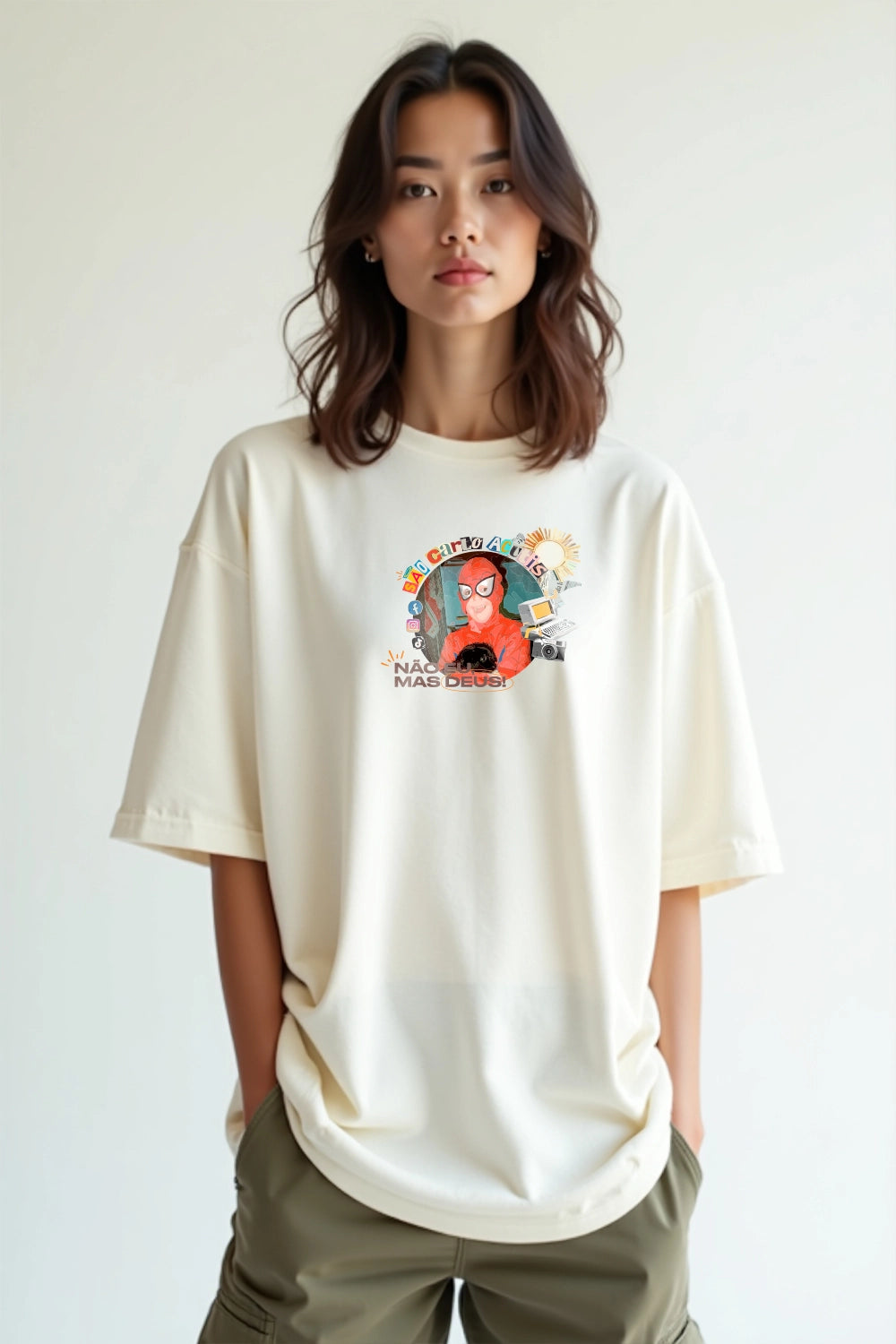 Camisa Oversized São Carlo Acutis