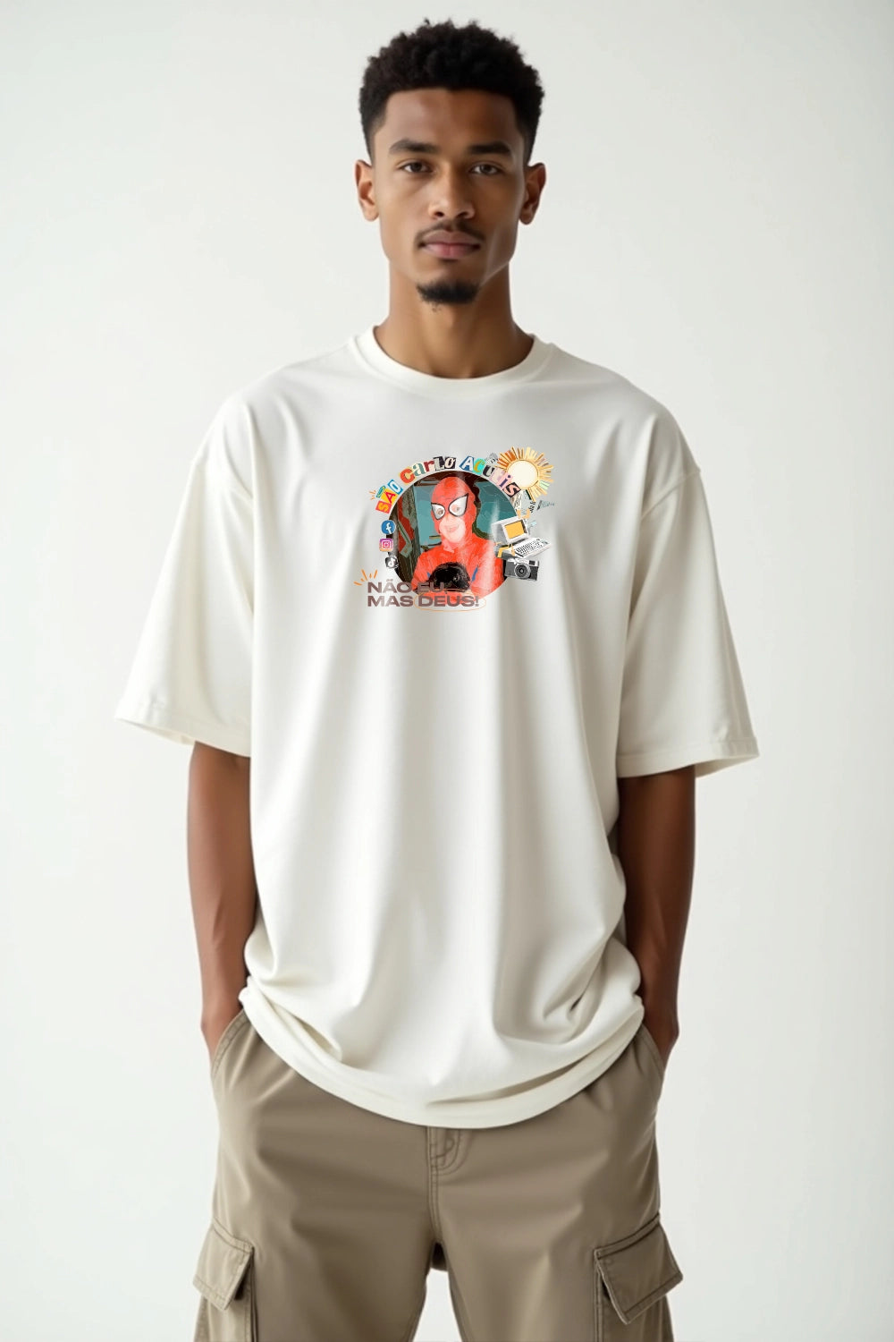 Camisa Oversized São Carlo Acutis