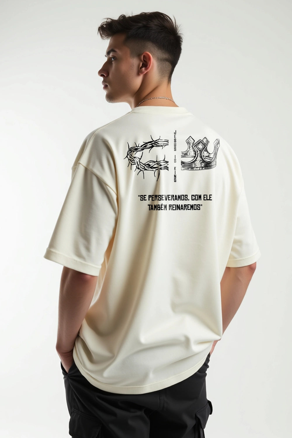 Camisa Oversized Da Cruz à Coroa