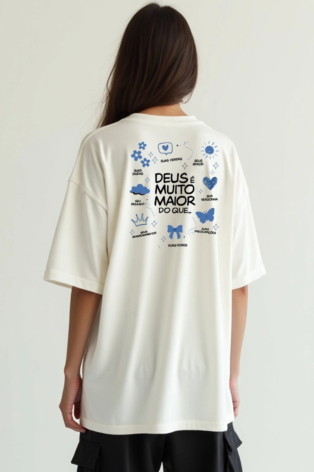 Camisa Oversized Deus é Maior