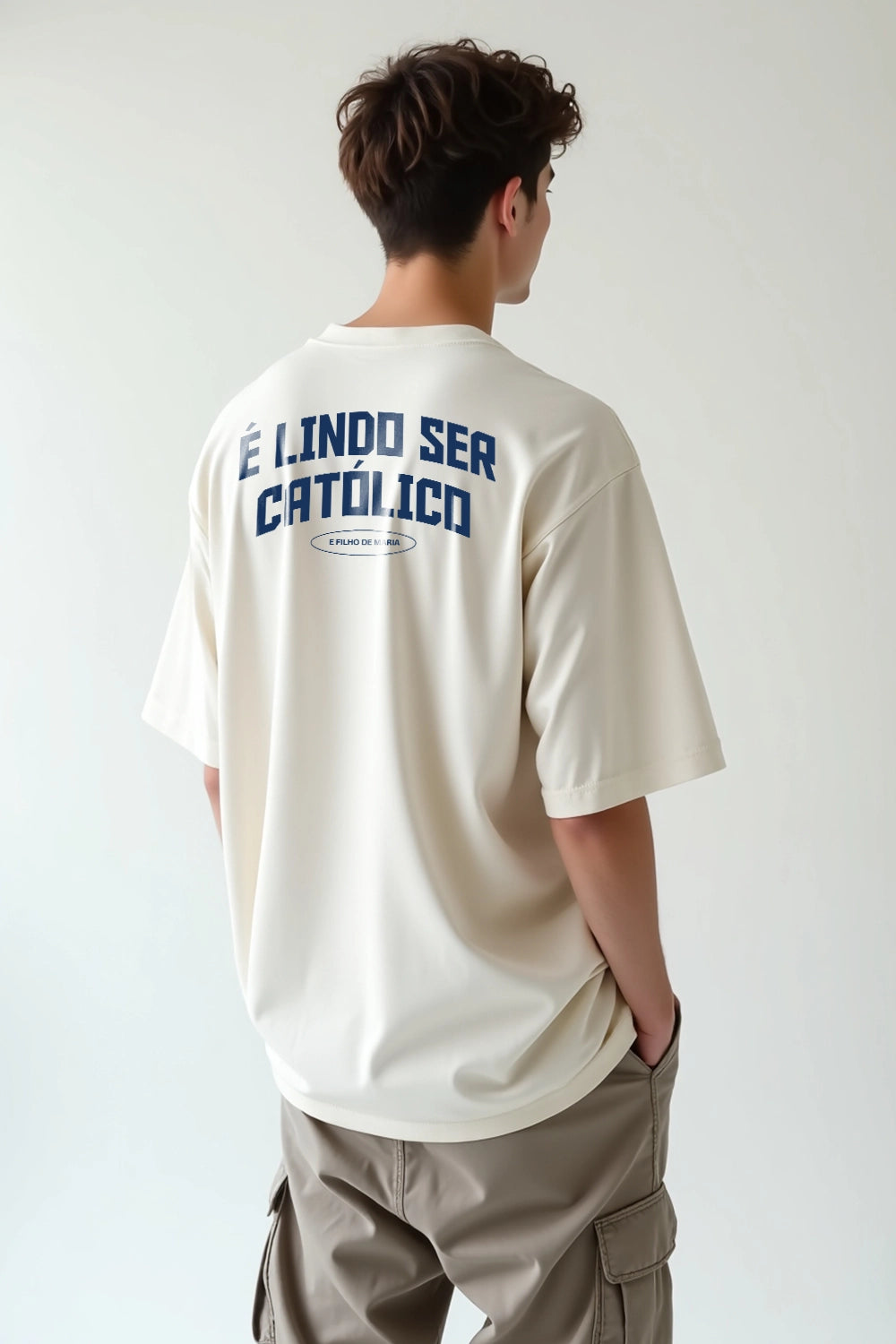 Camisa Oversized Orgulho de ser Católico