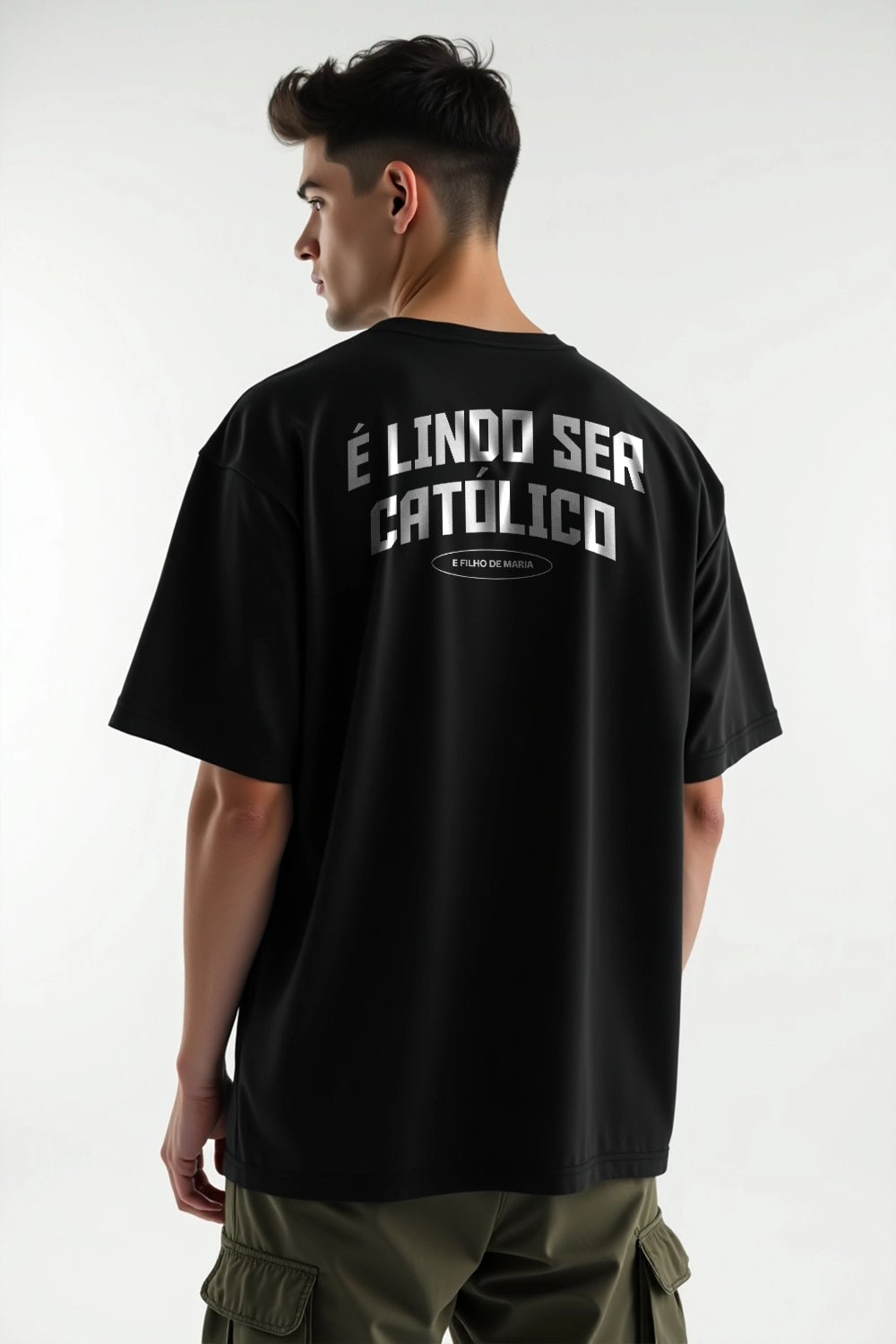 Camisa Oversized Orgulho de ser Católico