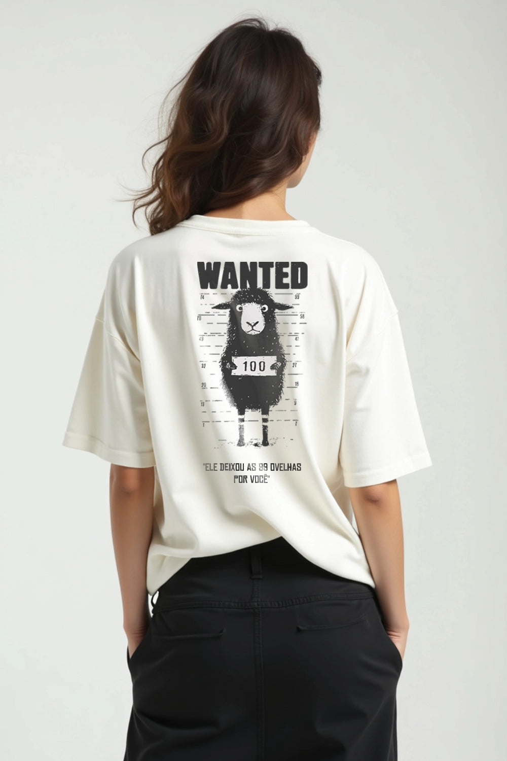 Camisa Oversized Ovelha #100