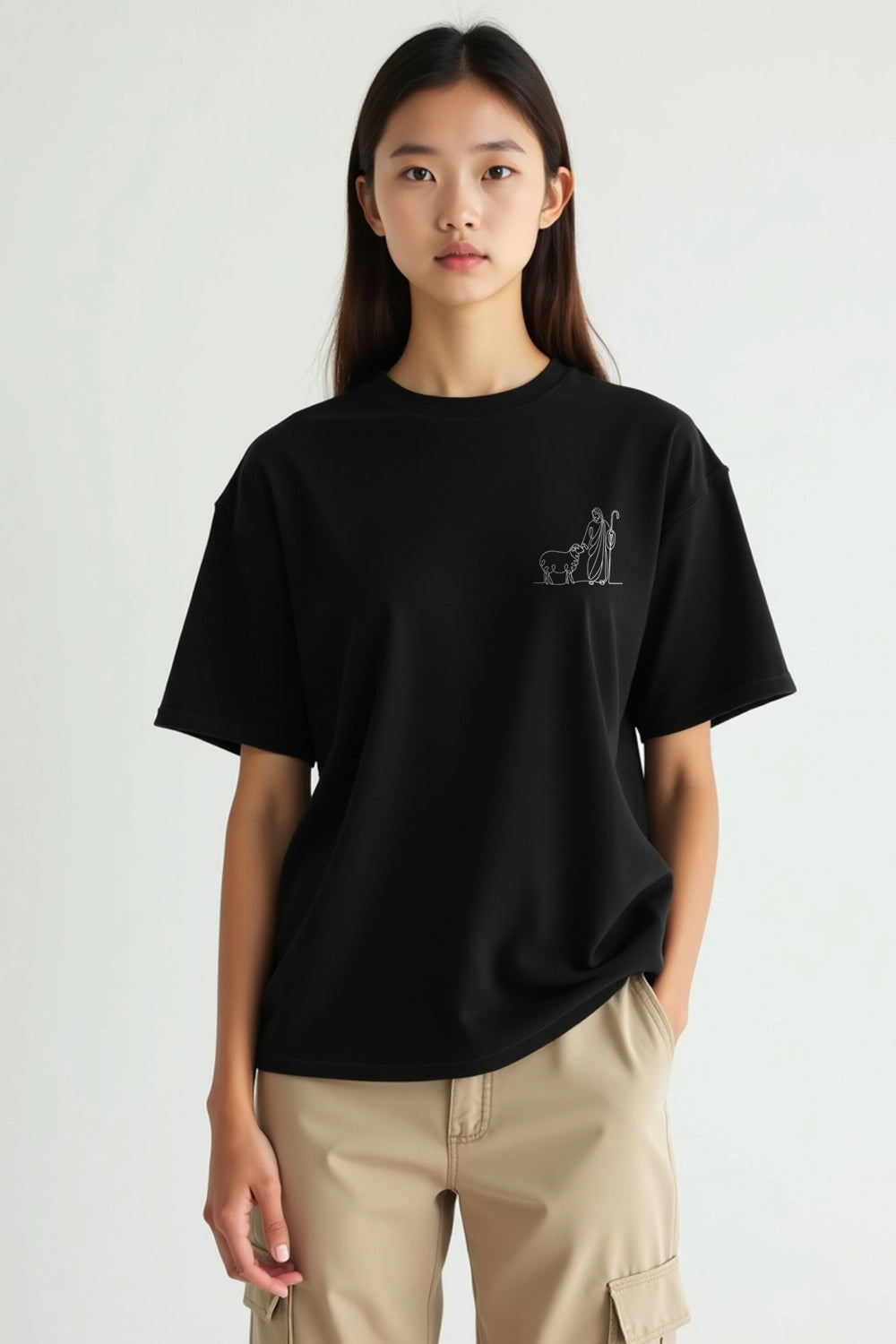 Camisa Oversized Ovelha #100