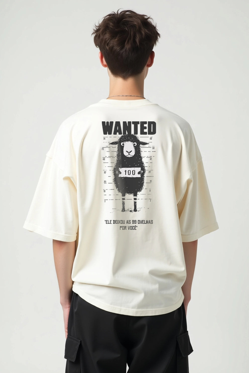Camisa Oversized Ovelha #100