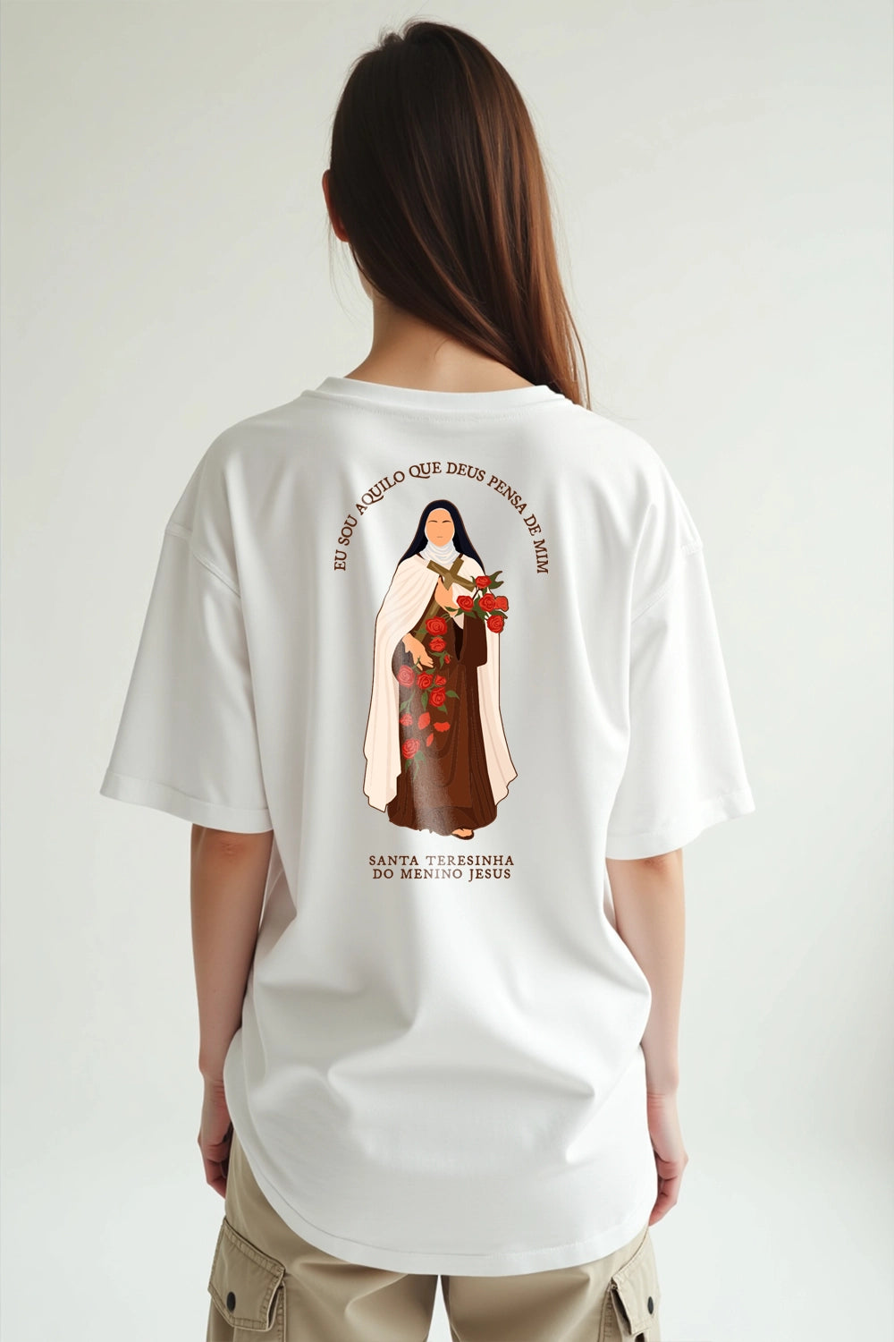 Camisa Oversized Santa Teresinha