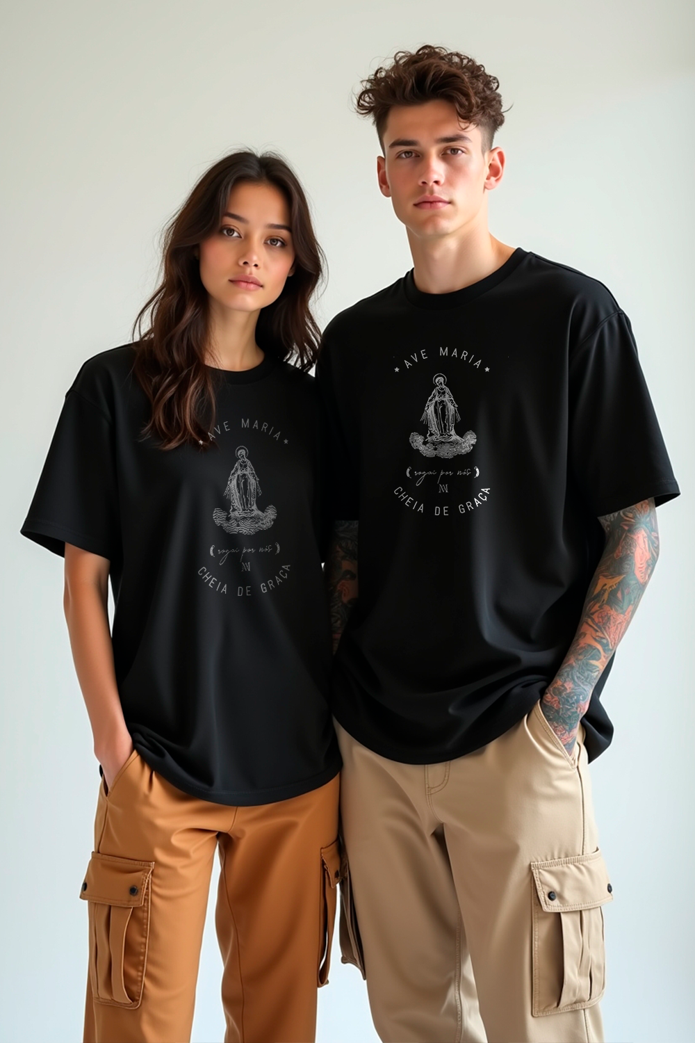 Camisa Oversized Ave Maria