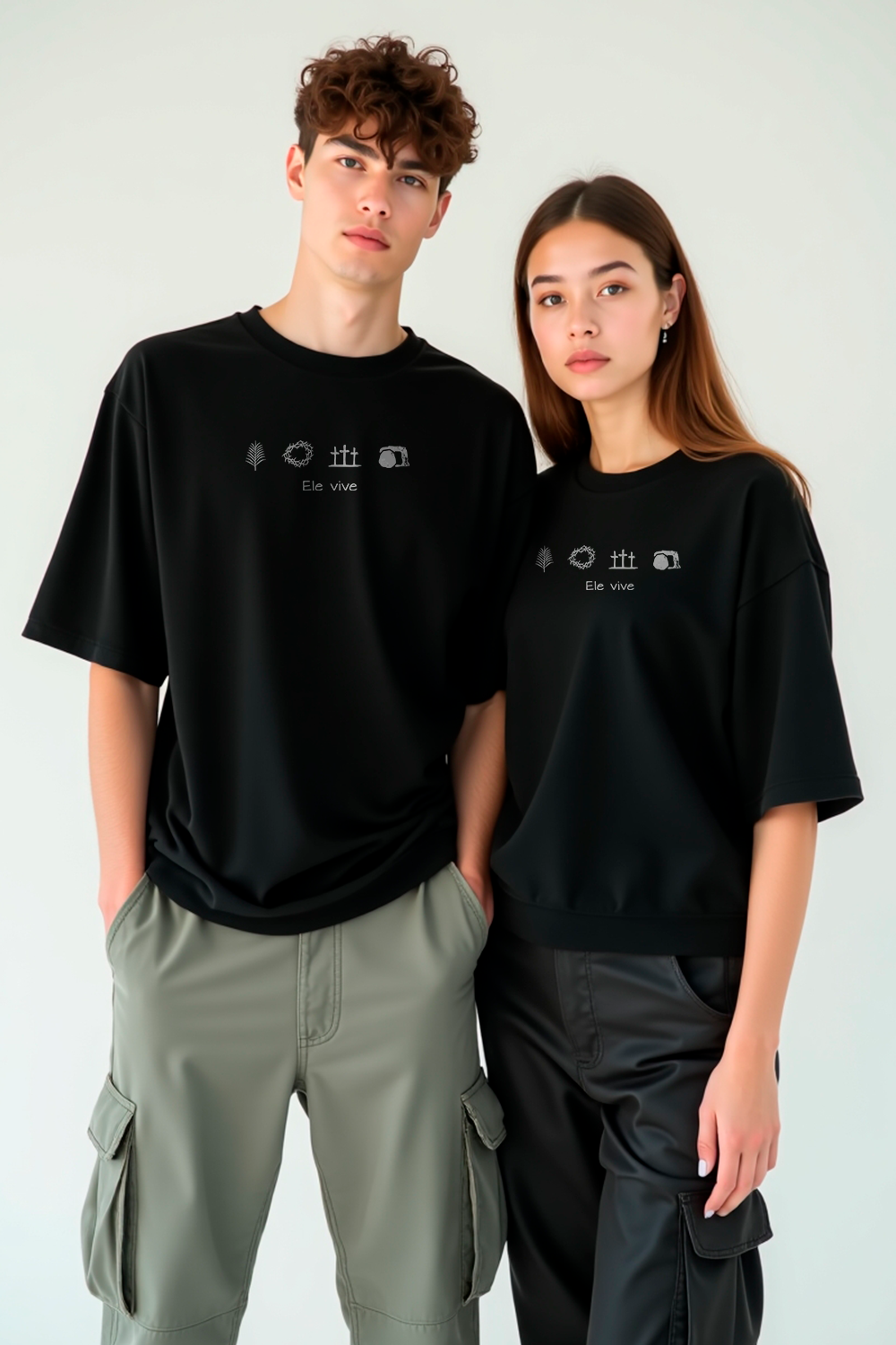 Camisa Oversized Ele Vive