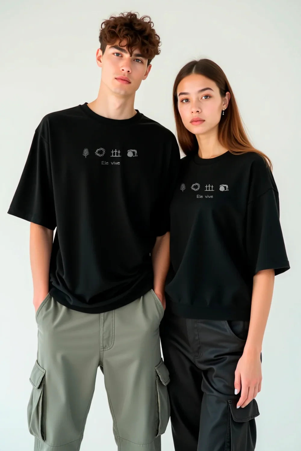 Camisa Oversized Ele Vive