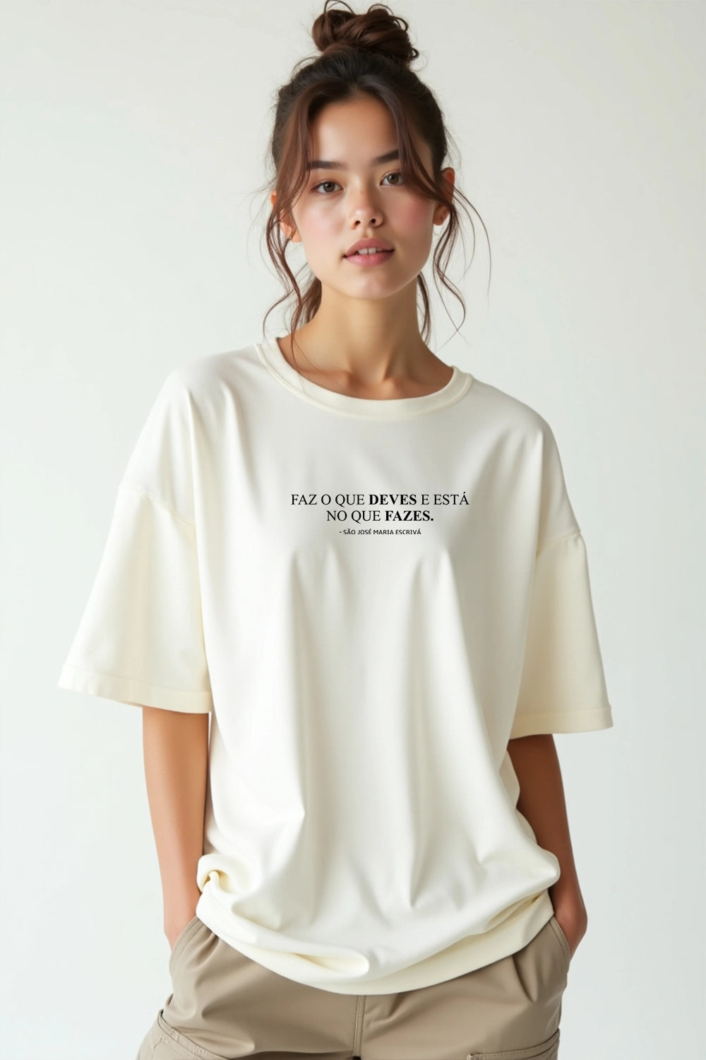 Camisa Oversized São Josemaria Escrivá