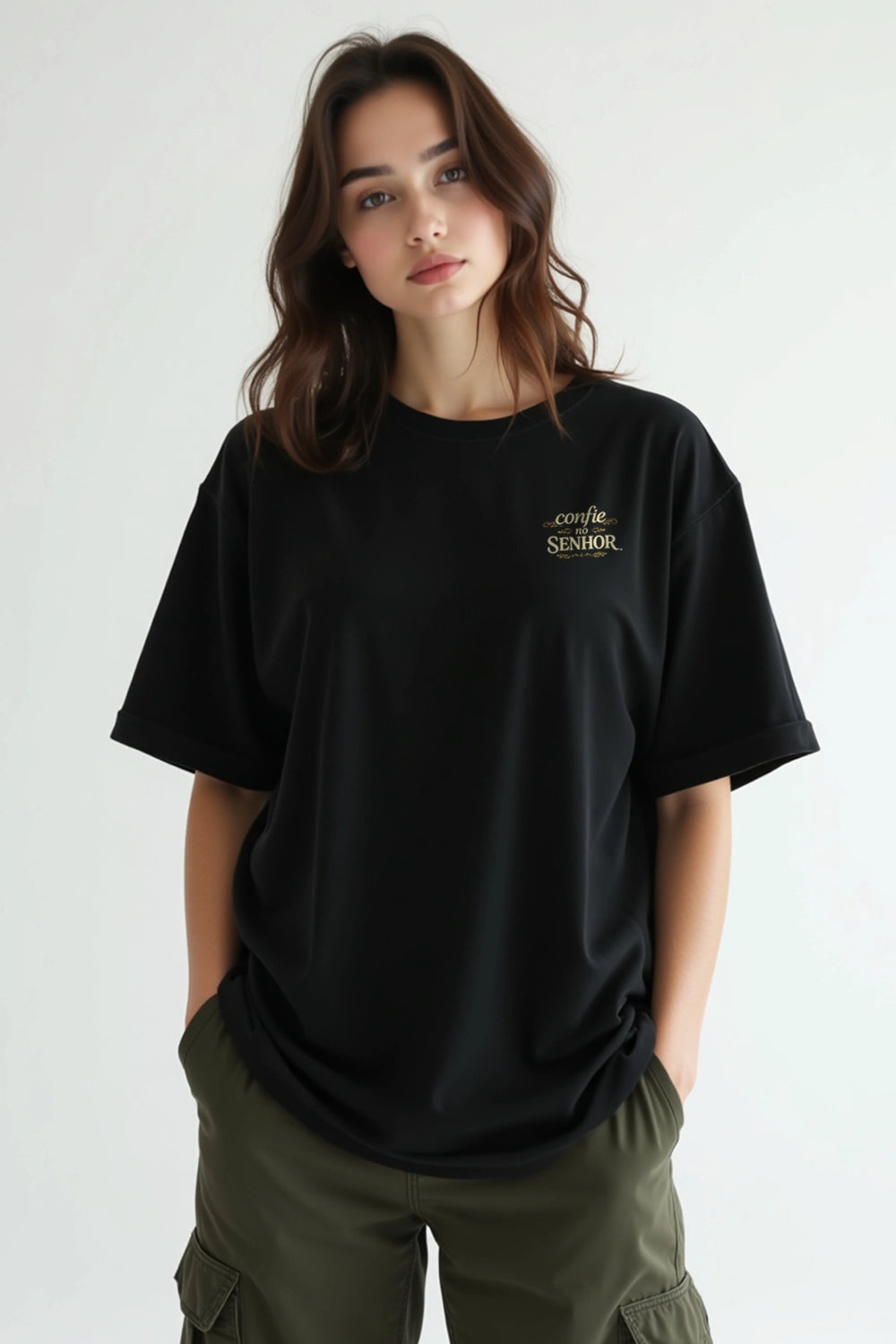 Camisa Oversized Confie no Senhor